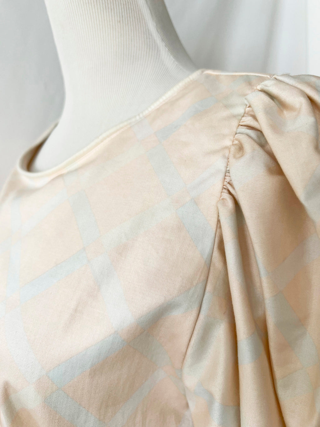 Big Bow Matching Cotton Pastel Blouse and Skirt Signature Size 6