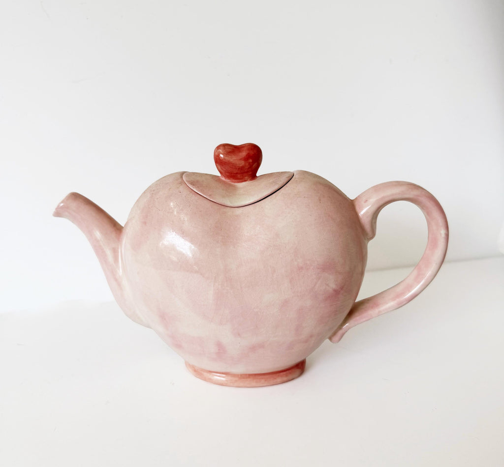 Heart Teapot: Handmade Ceramic Tea Pot