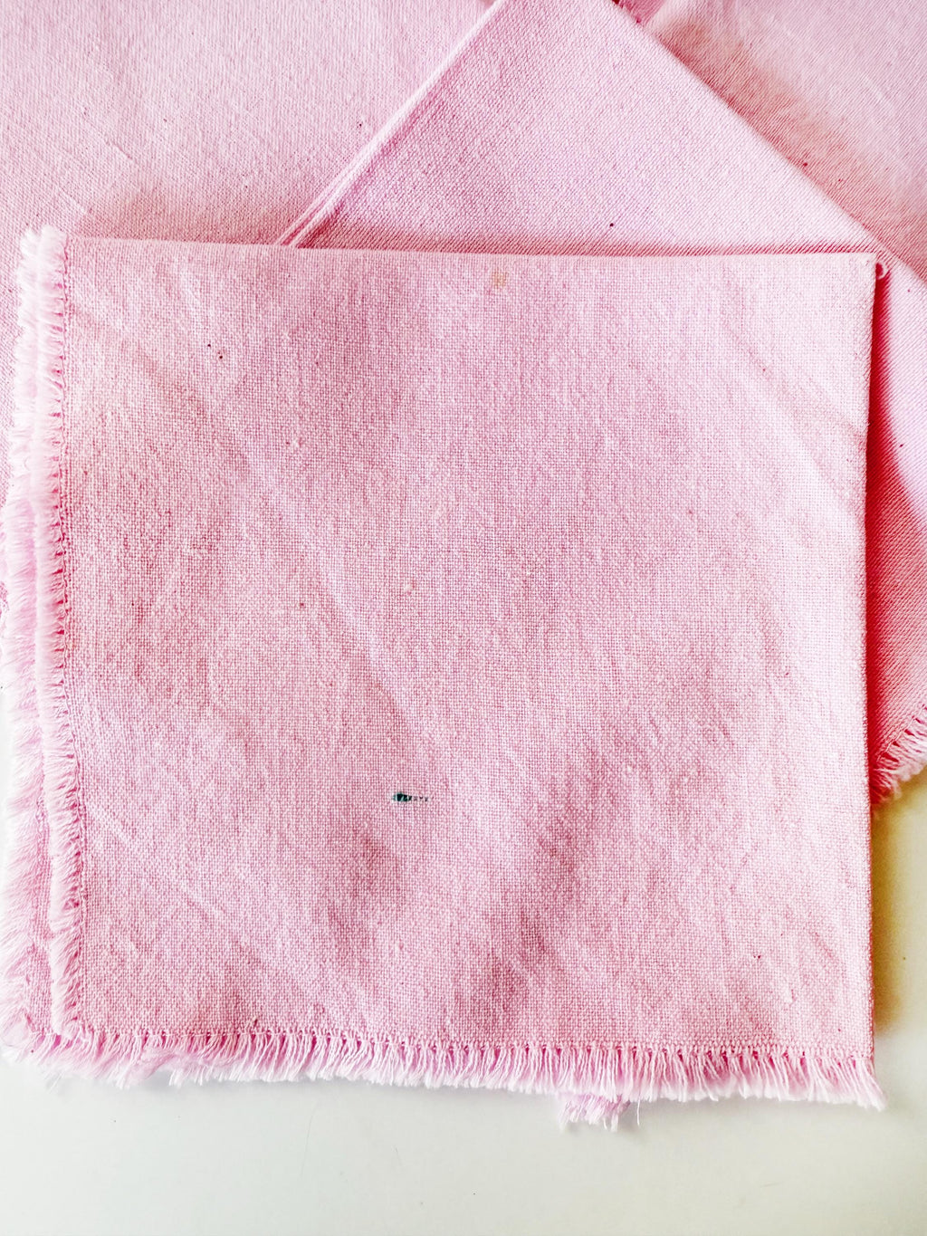 Set of 6 Pink Cotton Napkins
