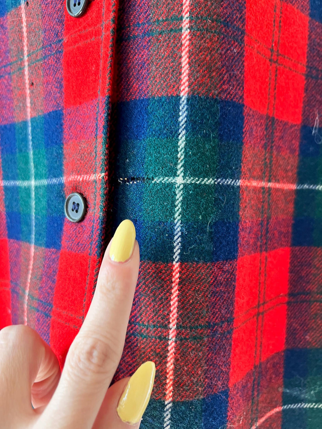 pendleton tartan plaid dress  small