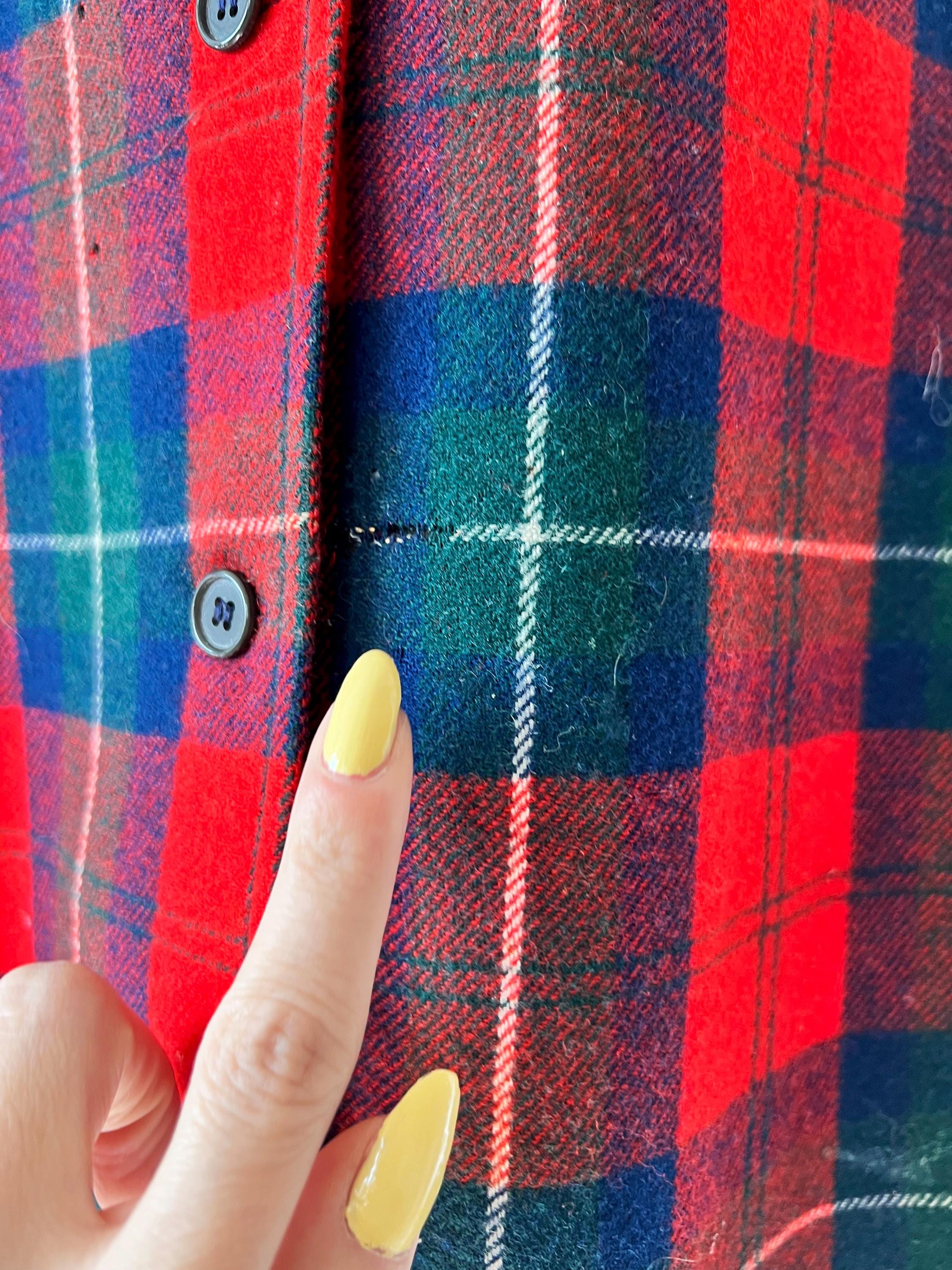 pendleton tartan plaid dress  small