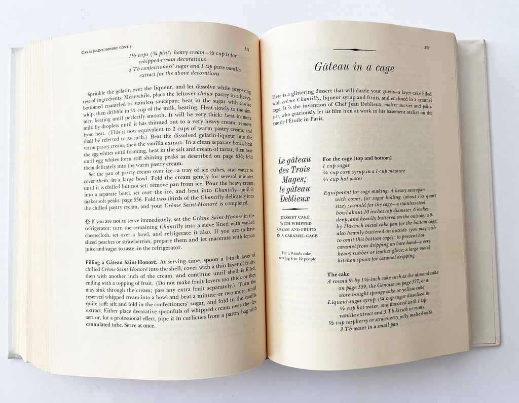 1975 From Julia Child's Kitchen by Julia Child, Vintage hardcover cook book