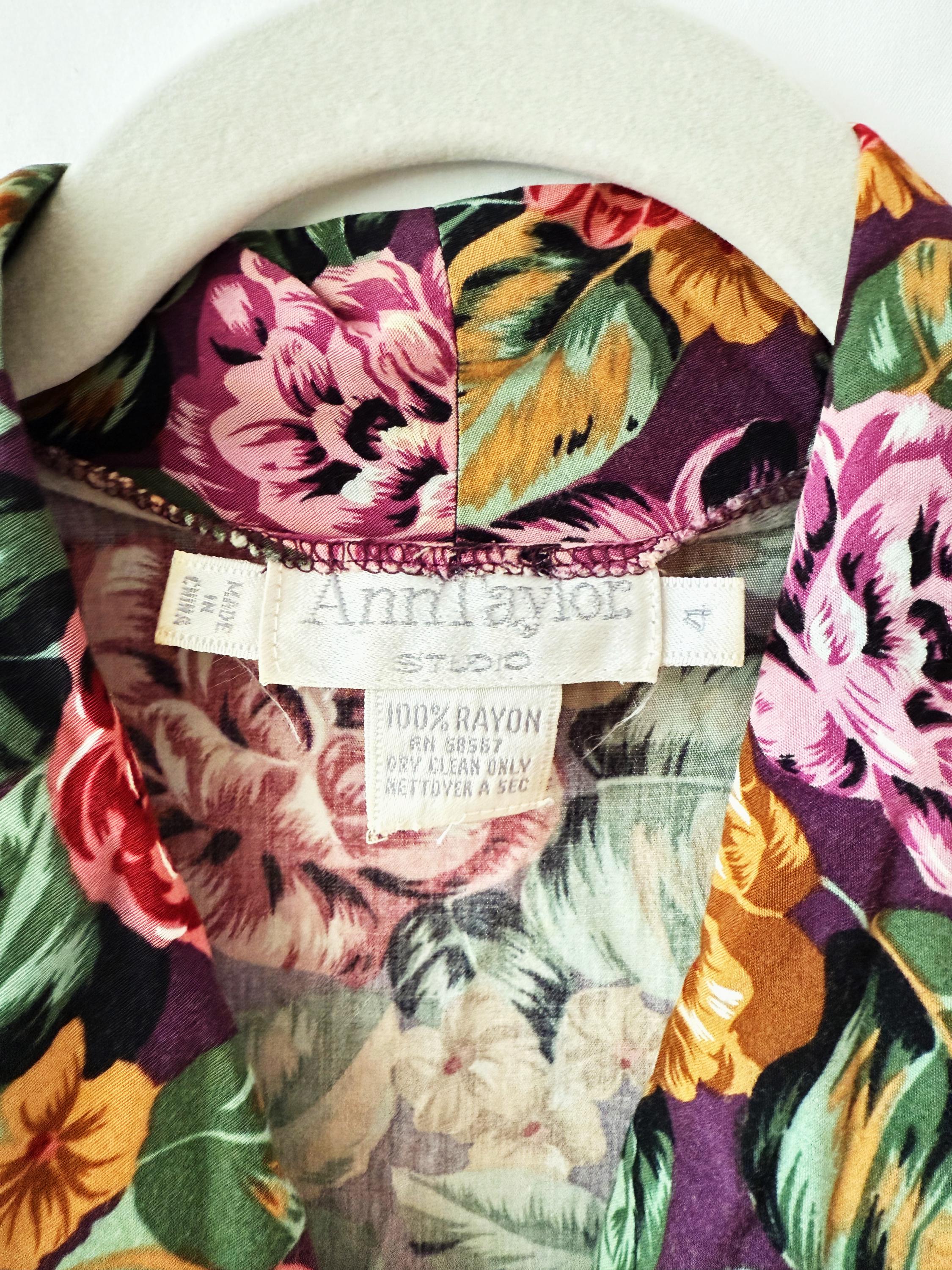 Vintage Floral Romper by Ann Taylor Studio Size 4