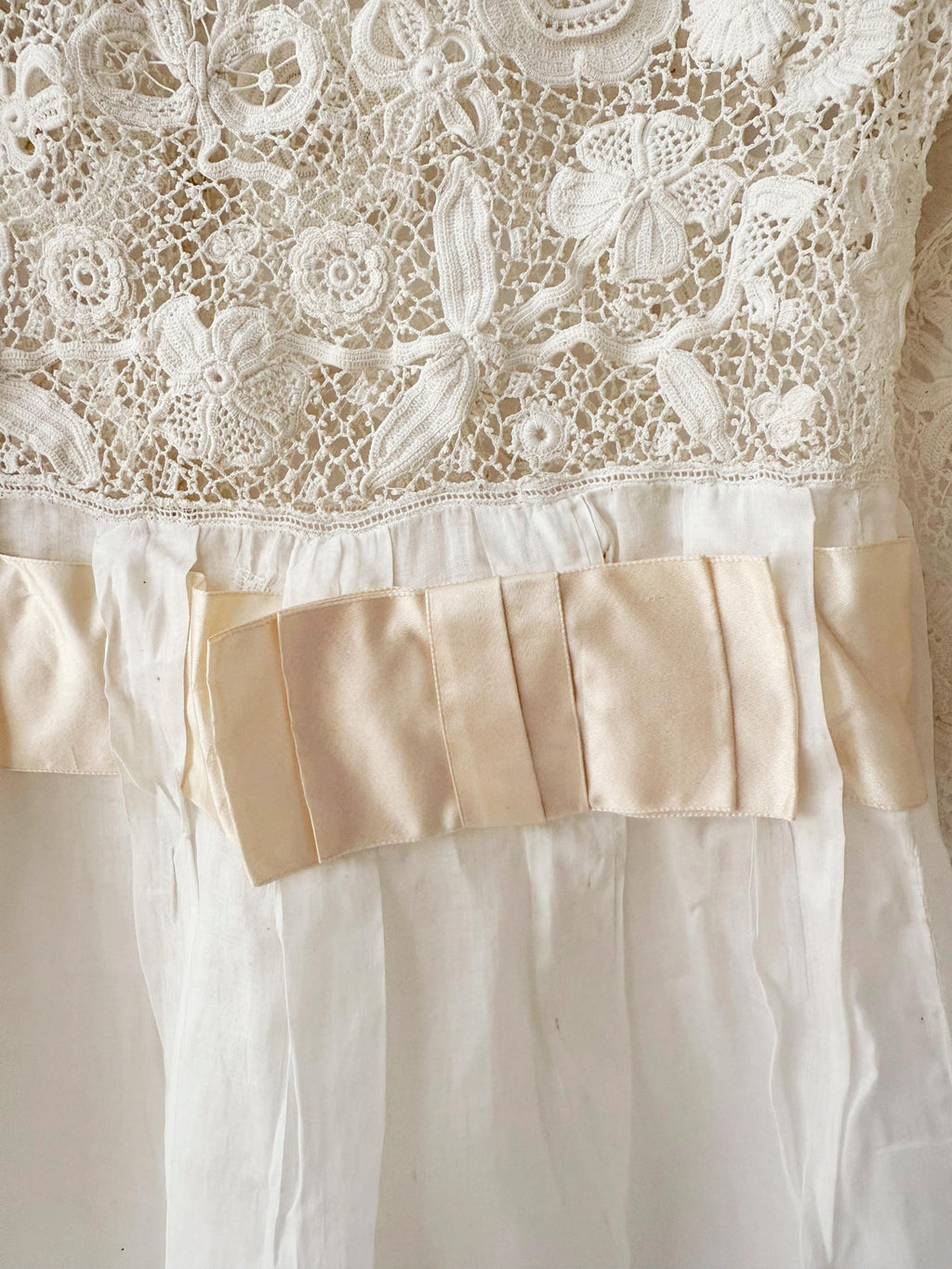 antique baptism dress /  christening gown