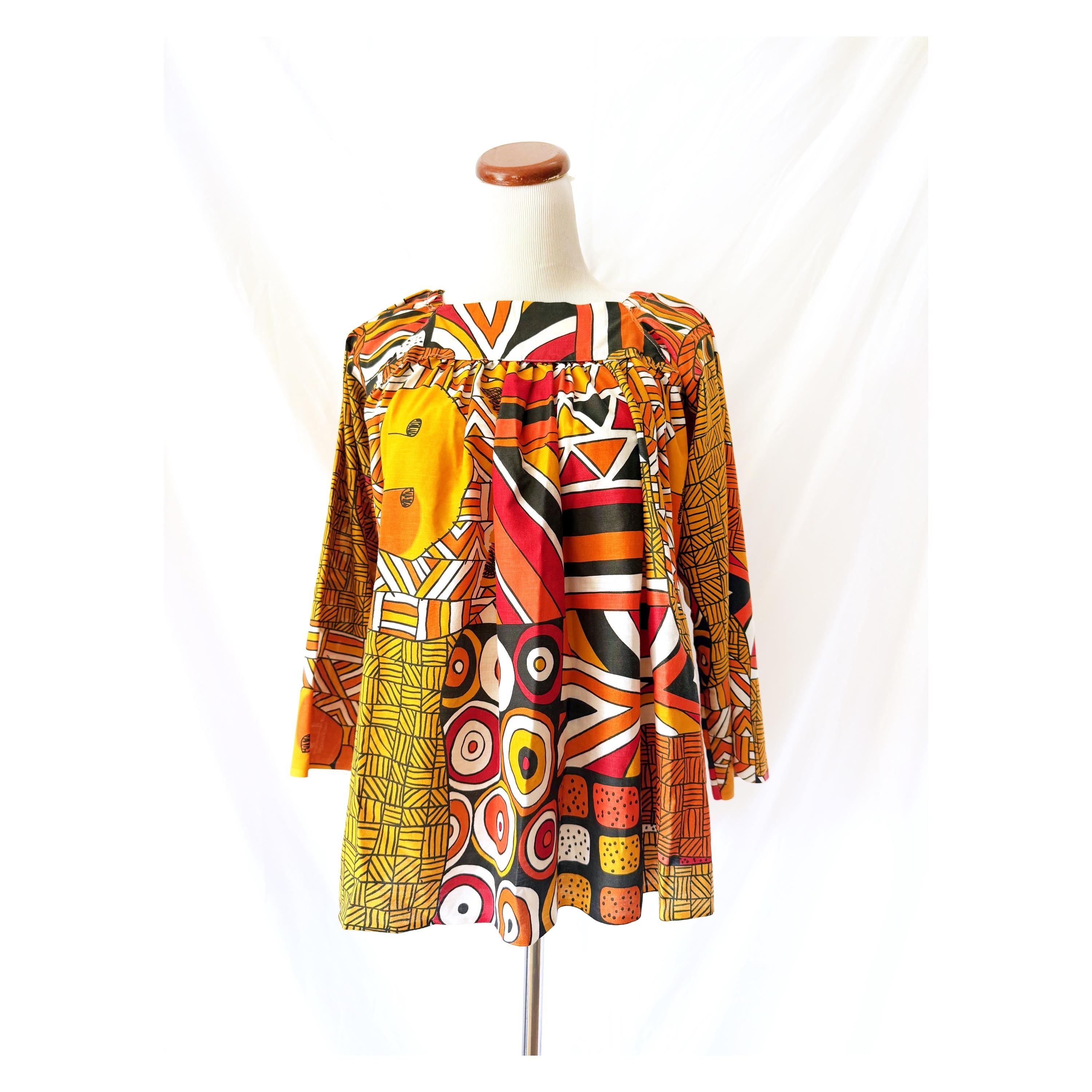 1960s Psychedelic Top Small