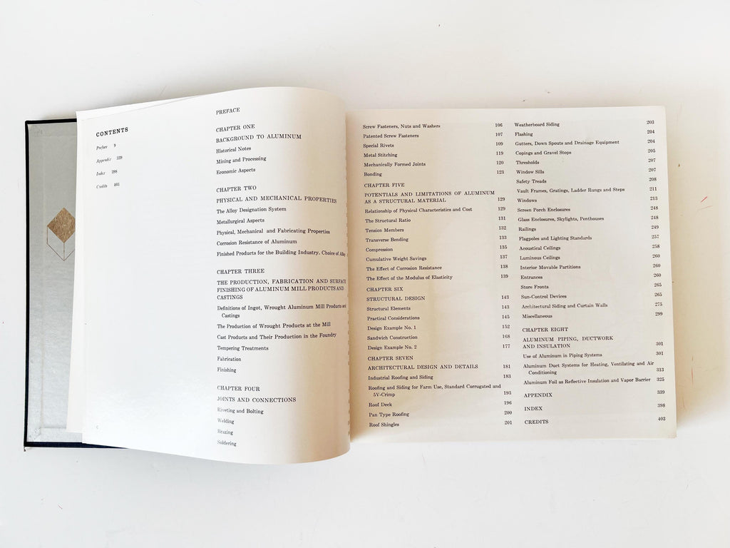 1956 Aluminum in Modern Architecture Book Set: Mid-Century Design