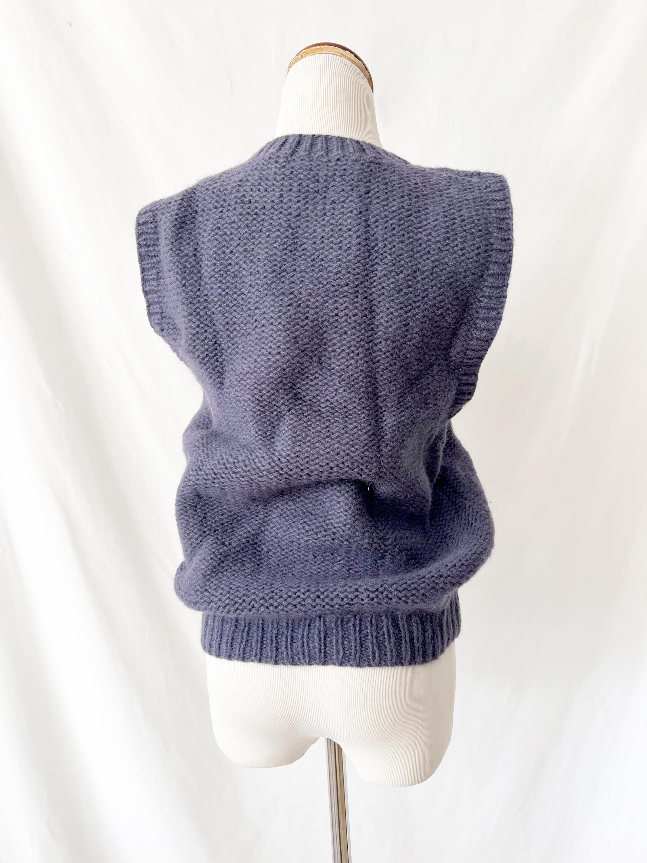 the eagles eye 1980s wool sweater vest / medium