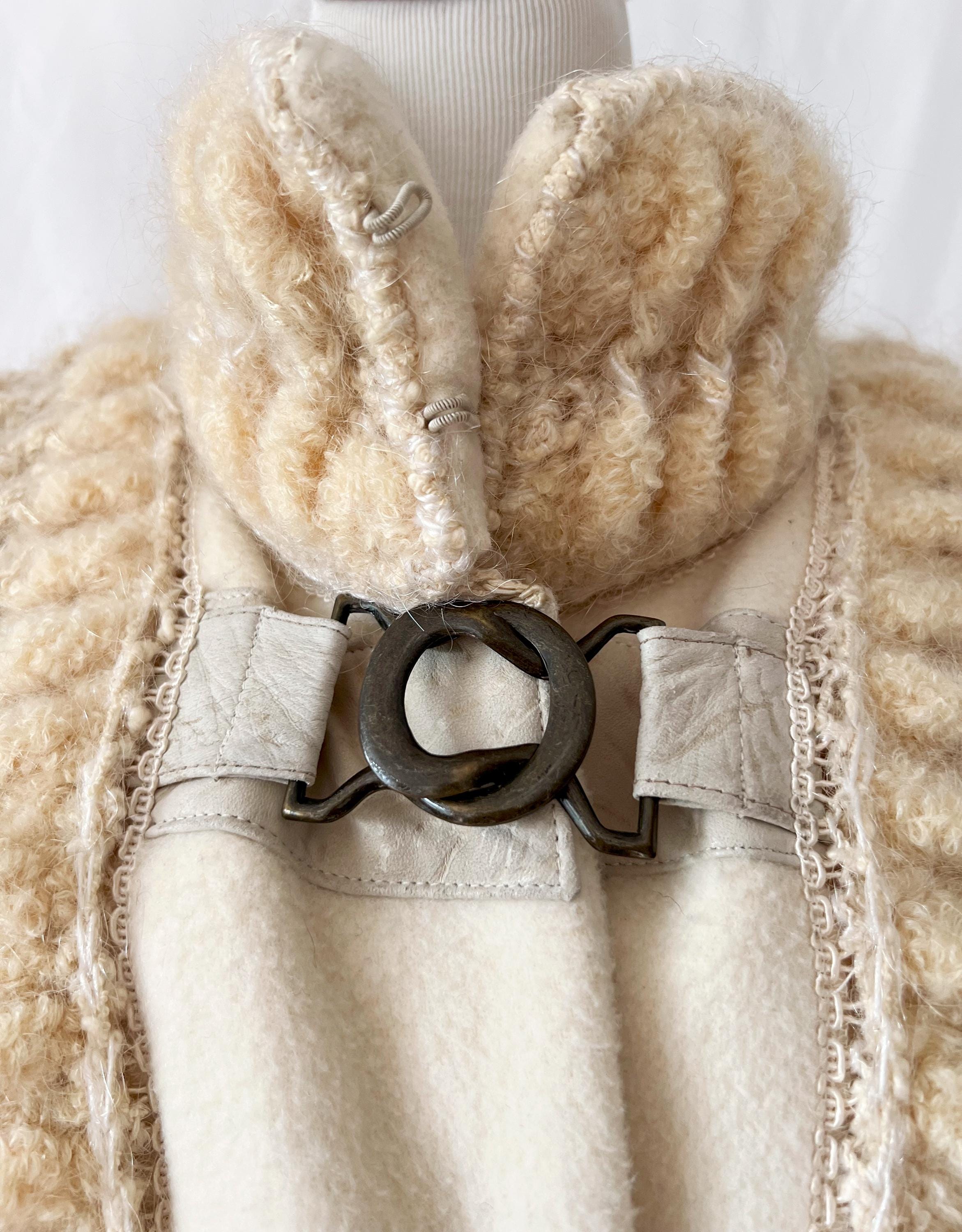 vintage wool and alpaca hair coat / Norma of Canada / medium