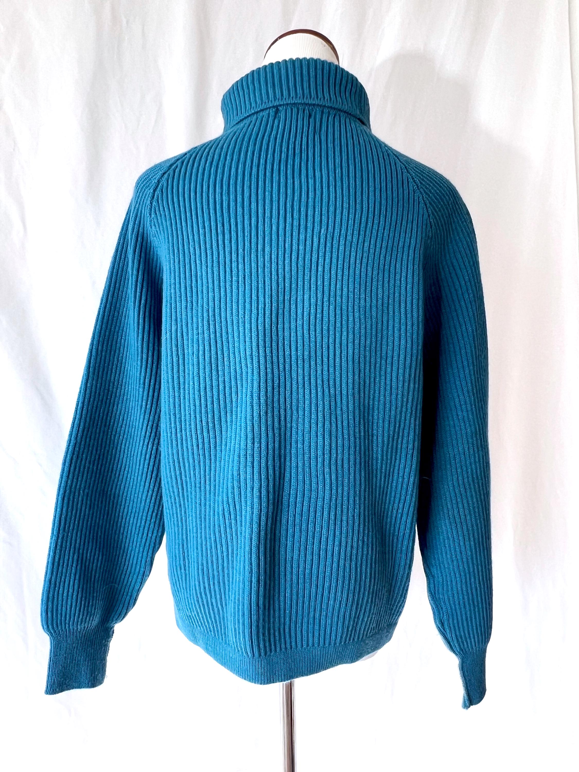 jaeger vintage 1960s scottish wool sweater medium / large