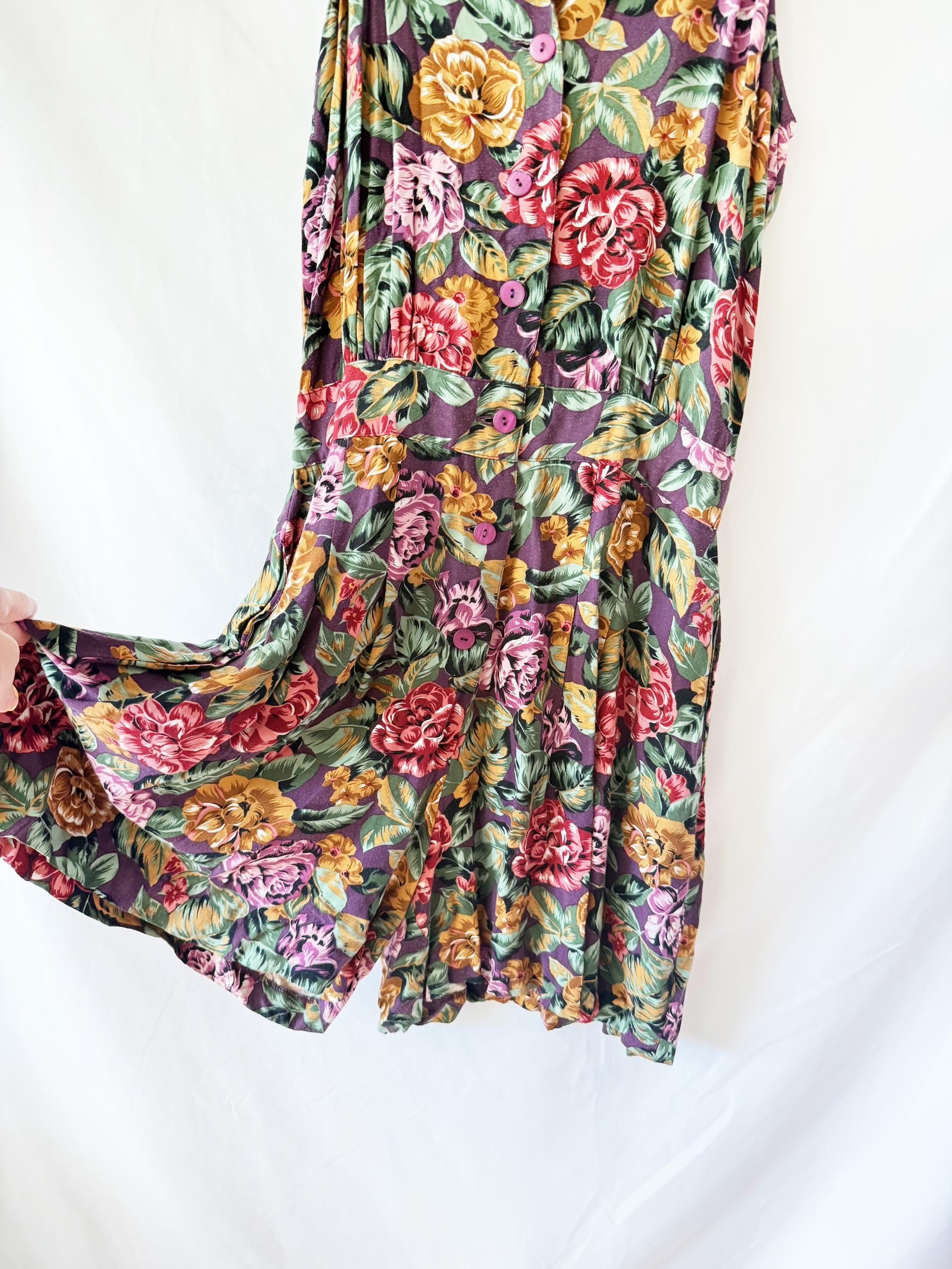 Vintage Floral Romper by Ann Taylor Studio Size 4
