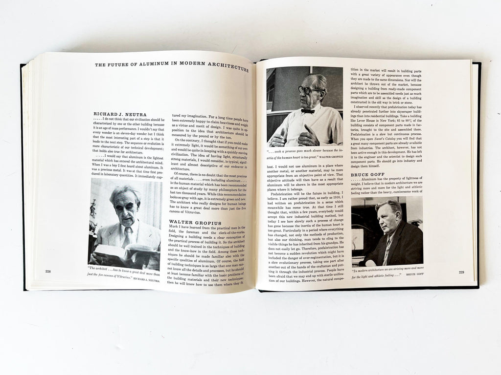 1956 Aluminum in Modern Architecture Book Set: Mid-Century Design