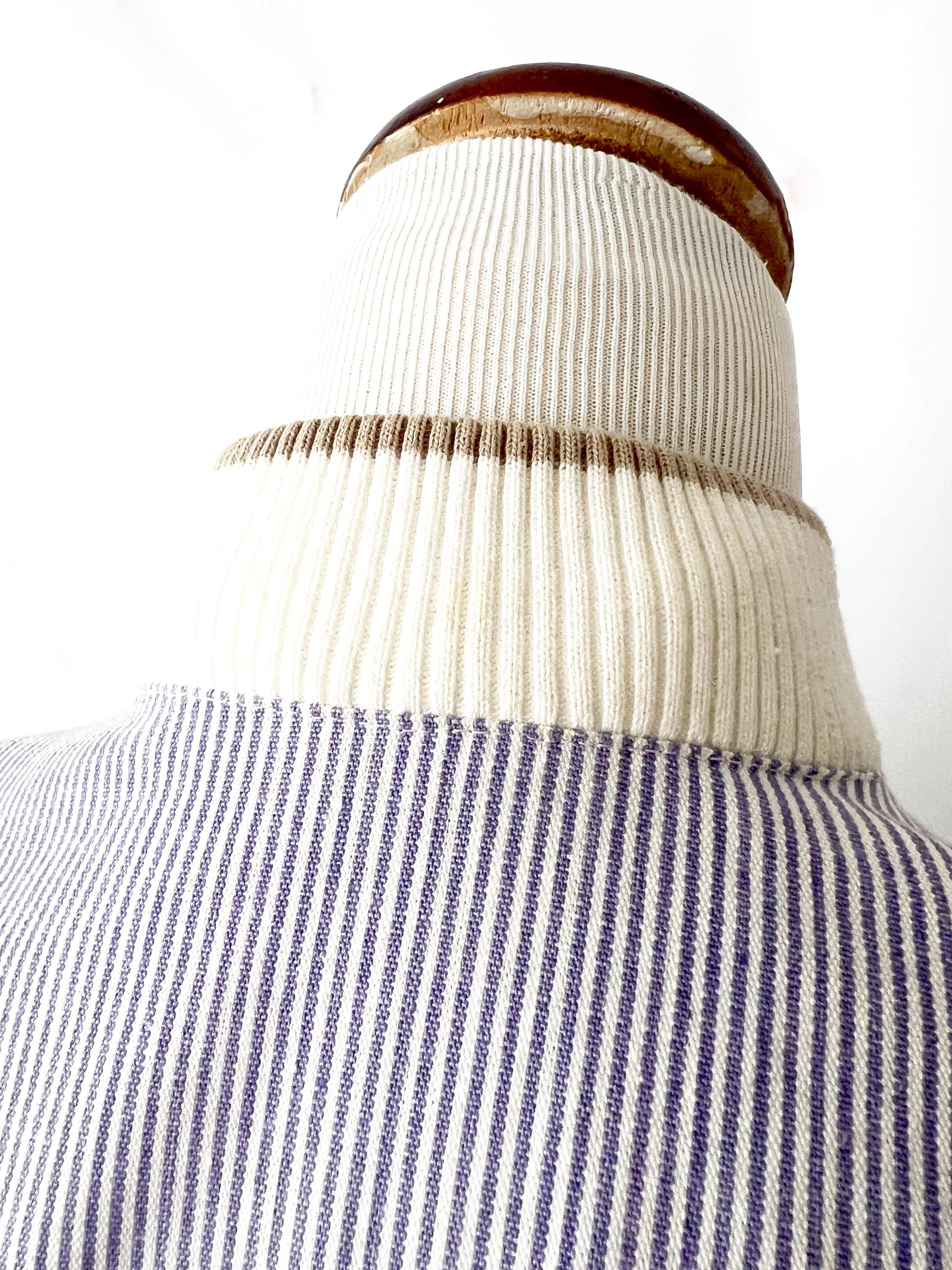 Vintage 80s HEAD Tennis Jacket: Pinstripe Varsity Style, Size Medium