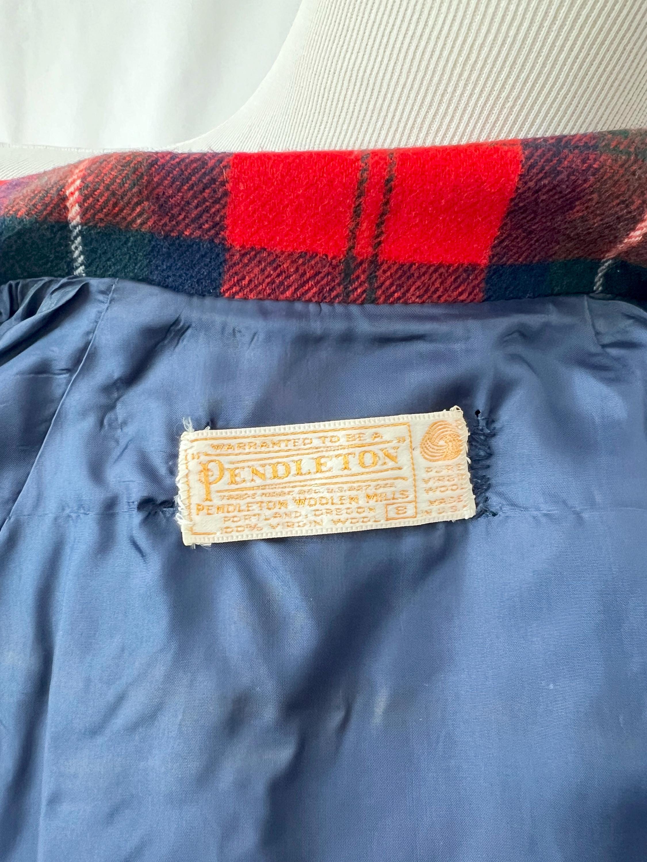 pendleton tartan plaid dress  small