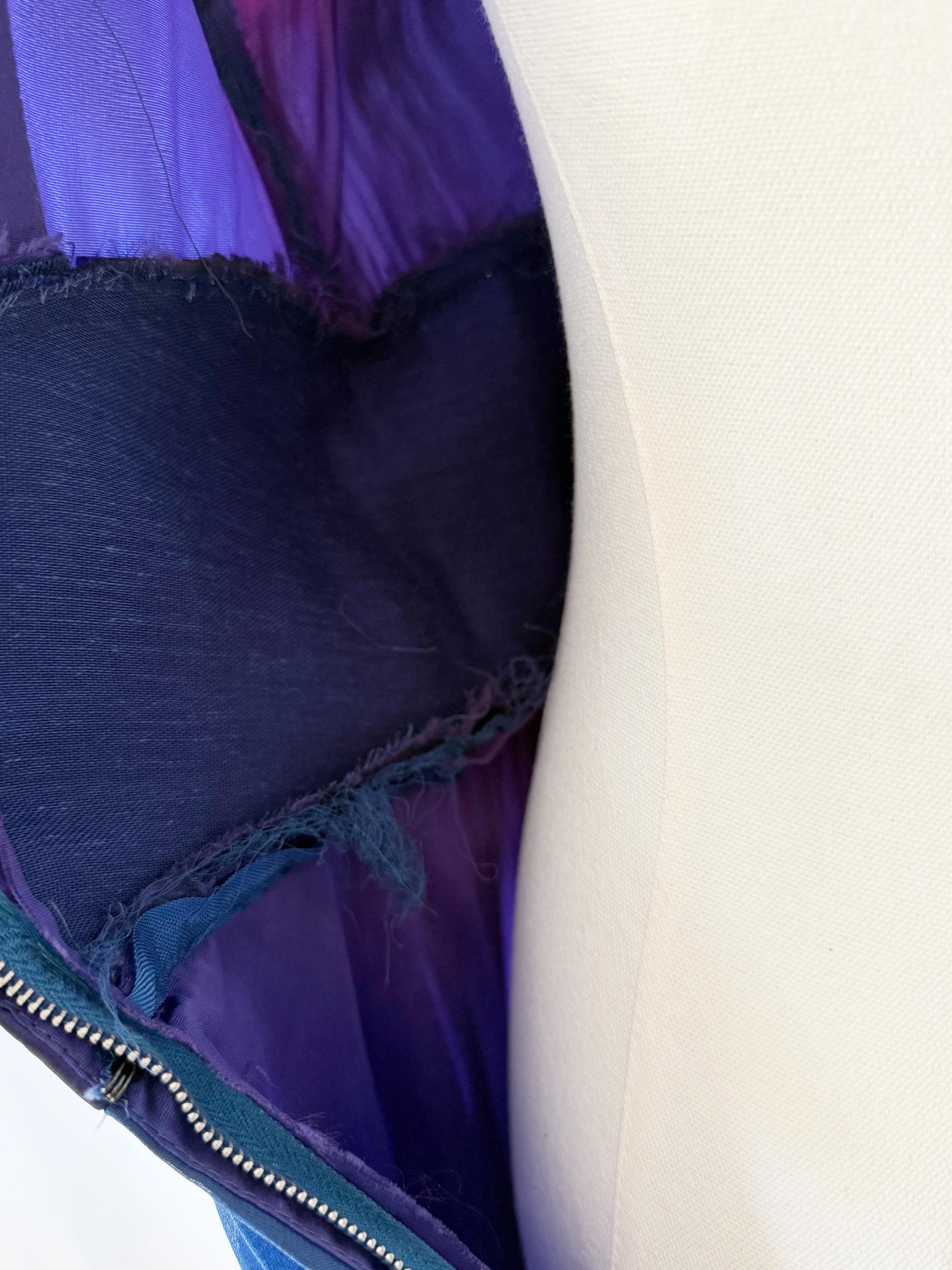 1950’s Vintage Pleated Silk Dress