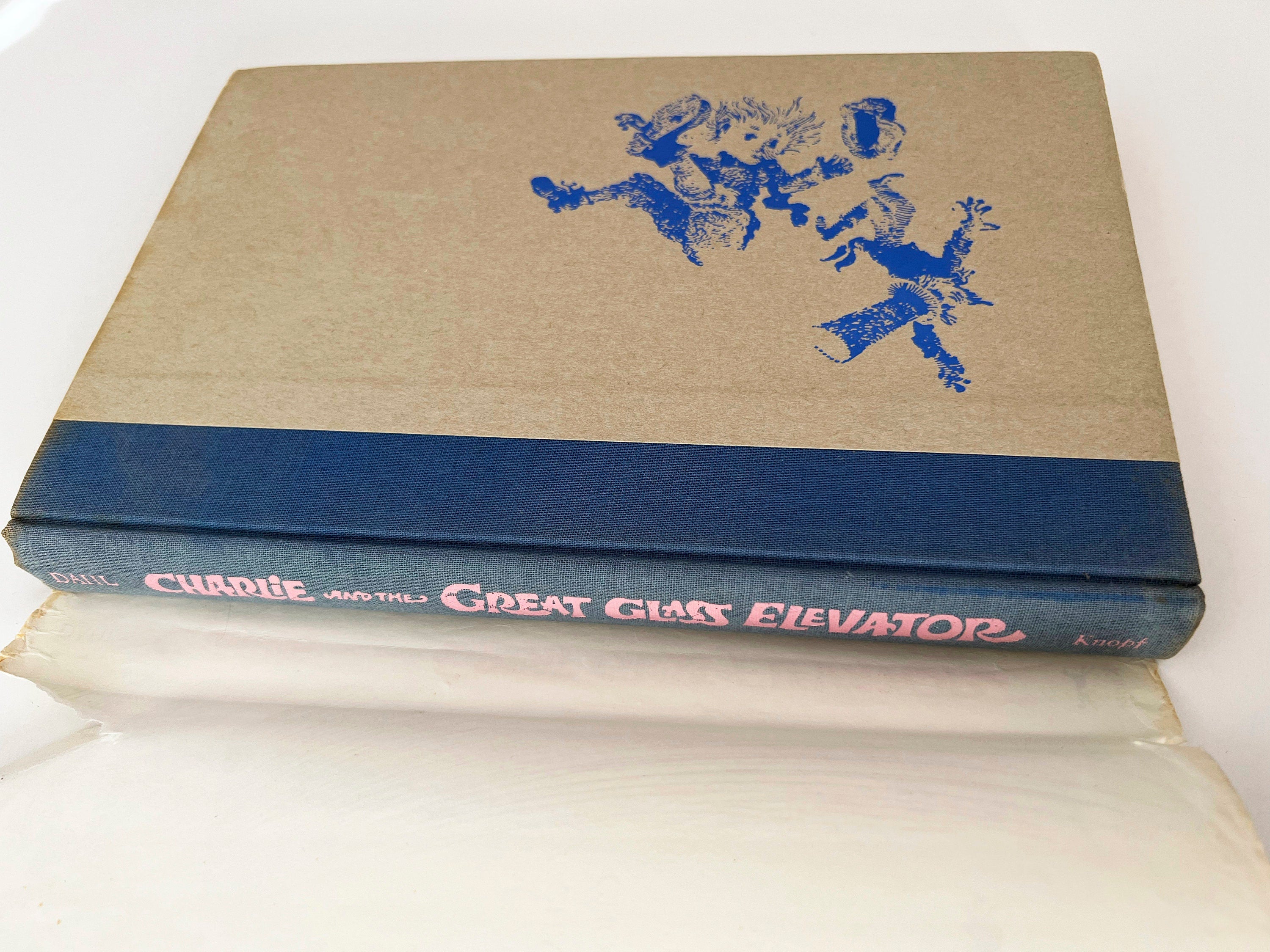 1972 charlie and the great glass Elevator by roald dahl illustrated by joseph schindelman vintage hardcover book first edition