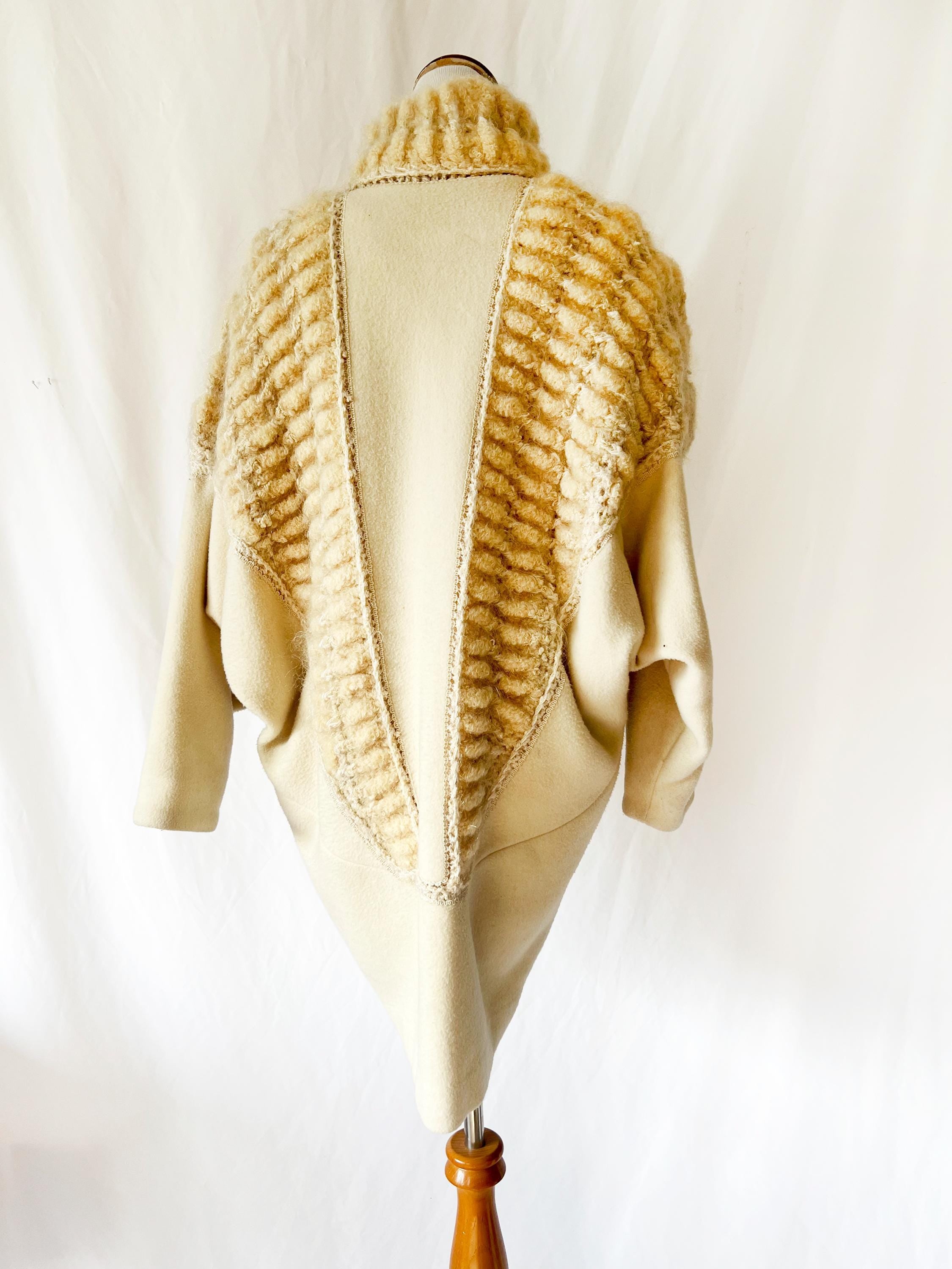 vintage wool and alpaca hair coat / Norma of Canada / medium