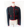 1980s elsa martinelli cropped blazer jacket small