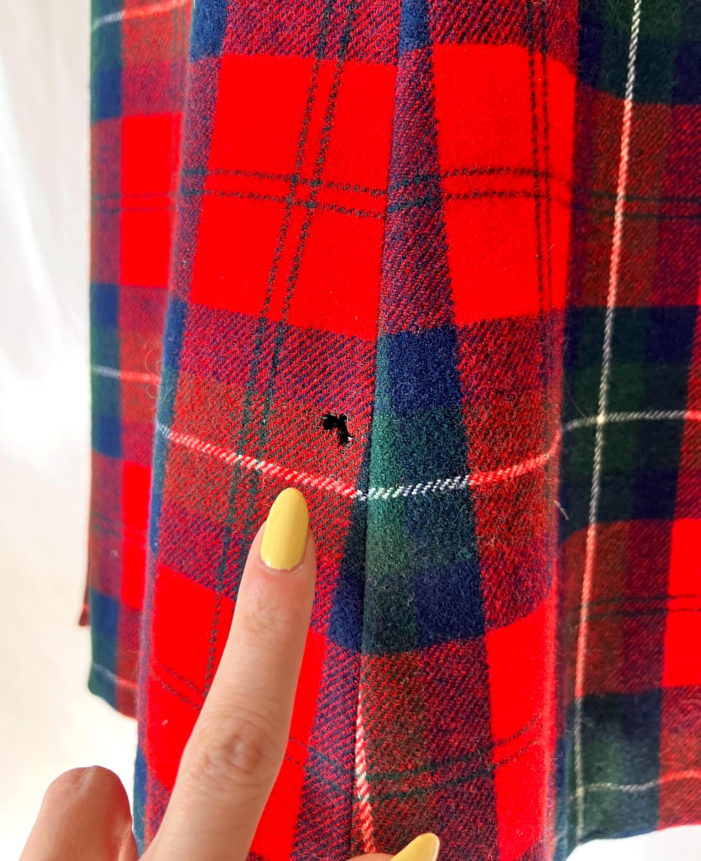 pendleton tartan plaid dress  small