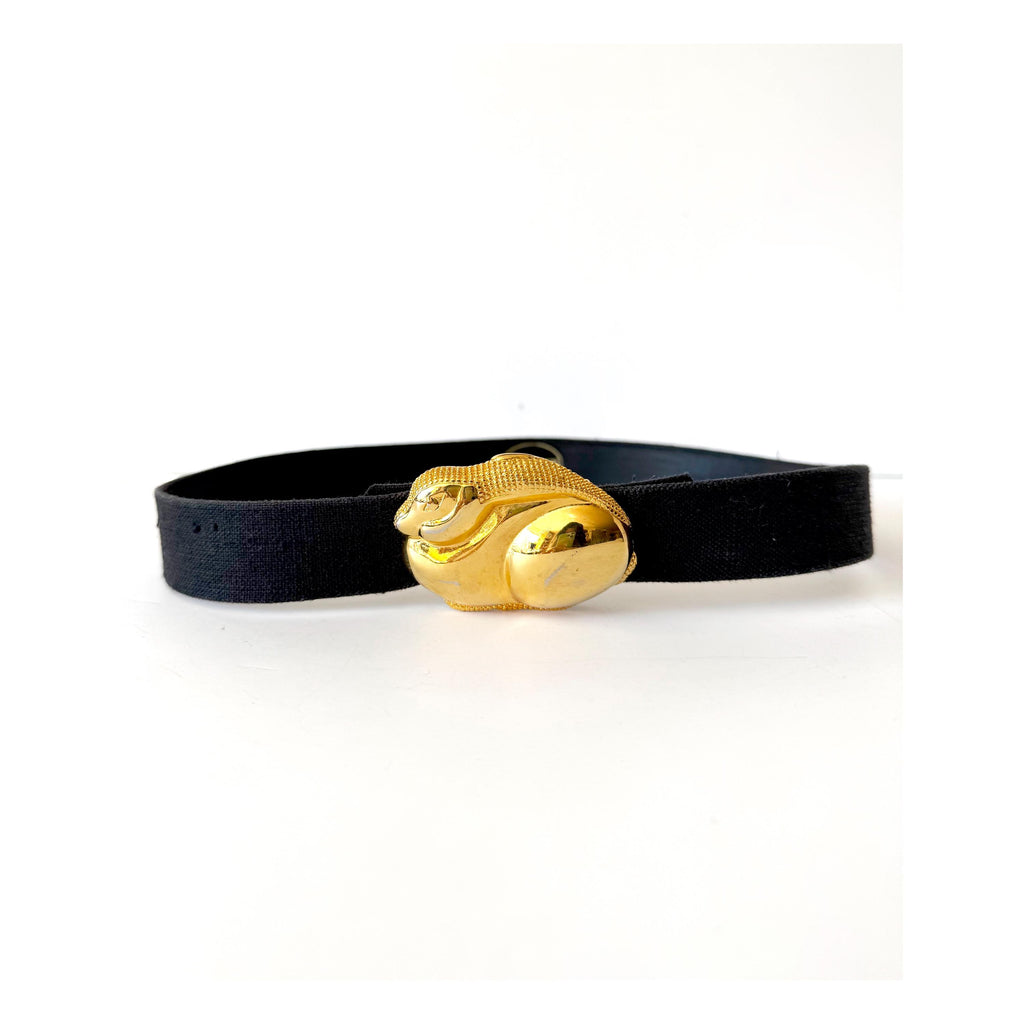 Vntg Gay Boyer Bunny Rabbit Belt 29 inch waist