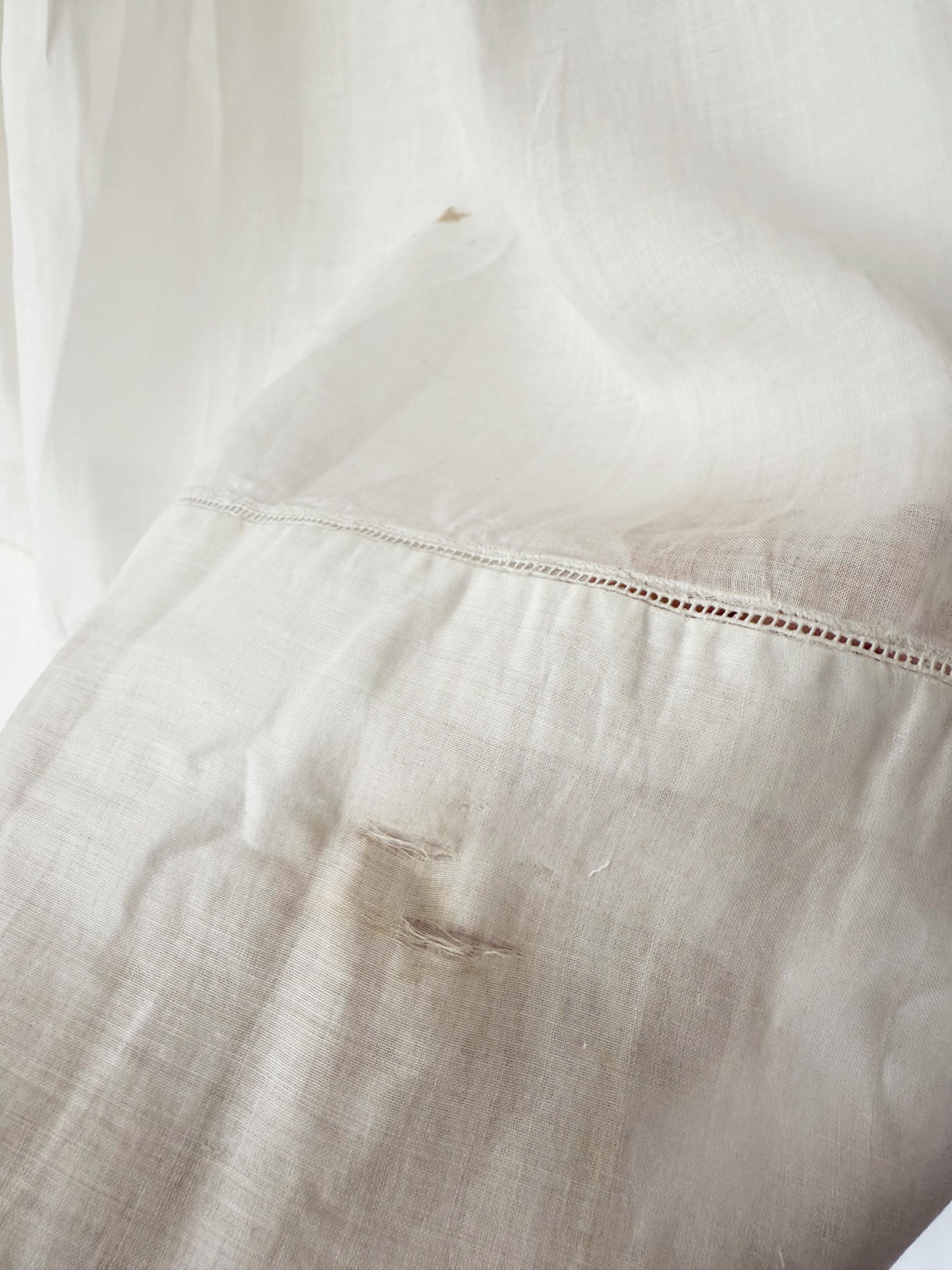 antique baptism dress /  christening gown