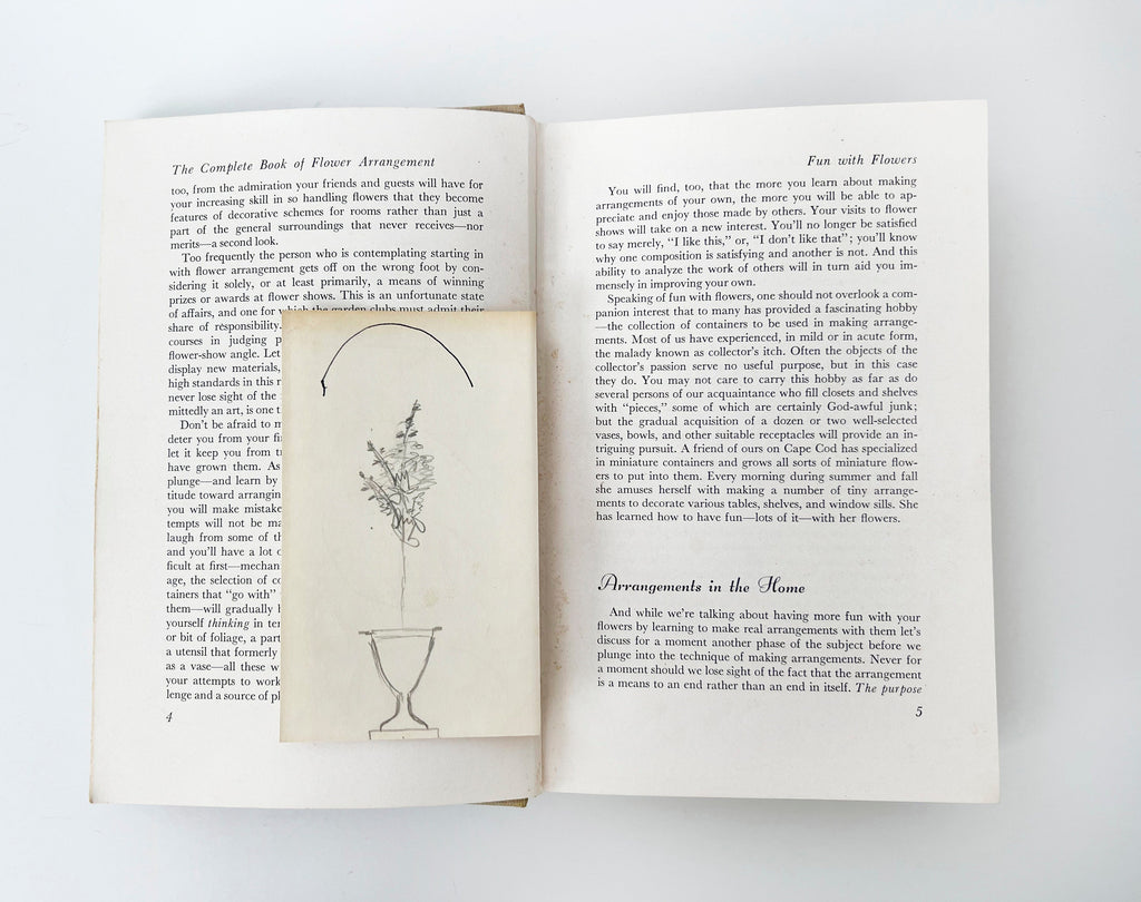 1947 Flower Arrangement Book: Rockwell and Grayson, First Edition Hardcover