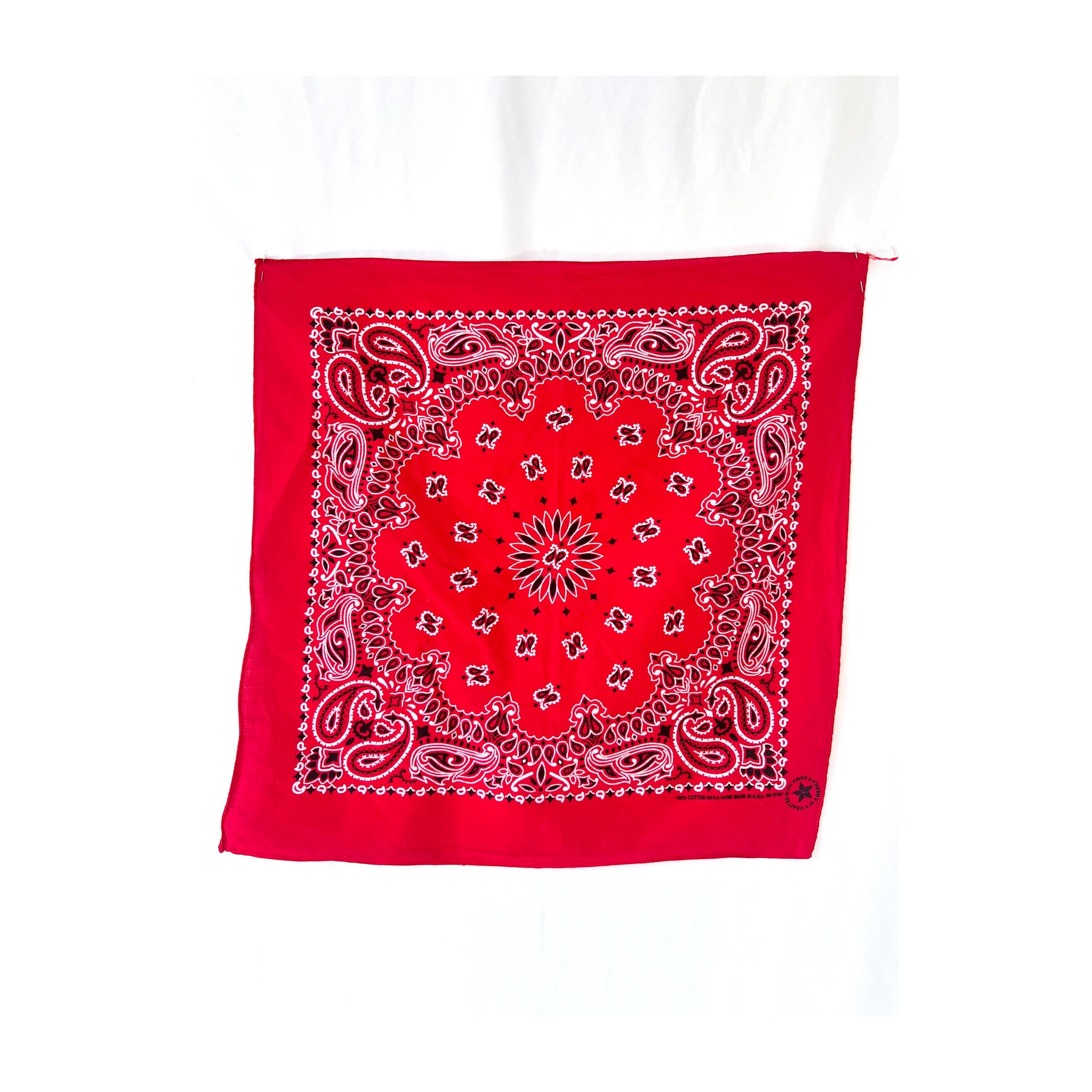 vintage red bandana