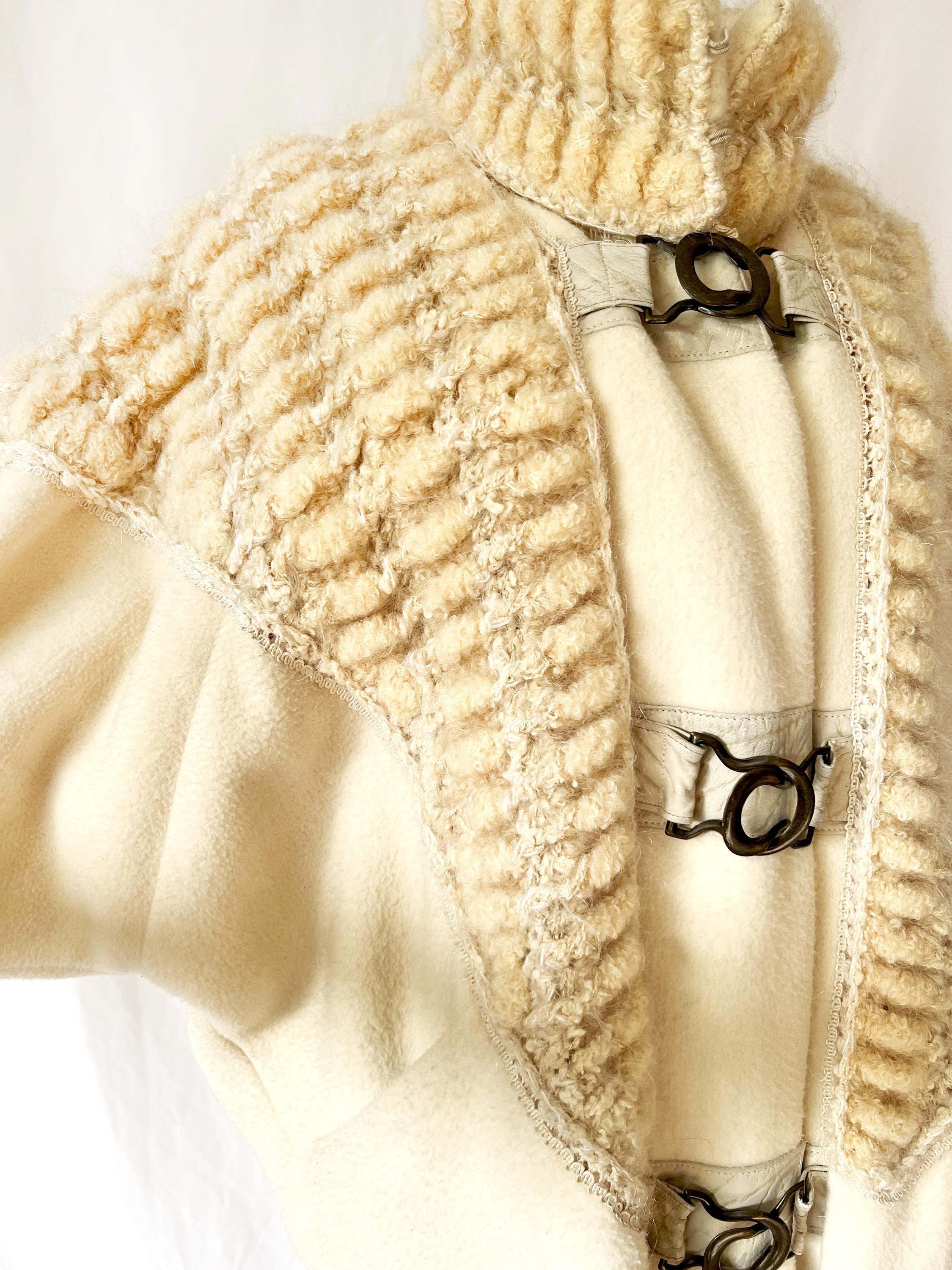 vintage wool and alpaca hair coat / Norma of Canada / medium