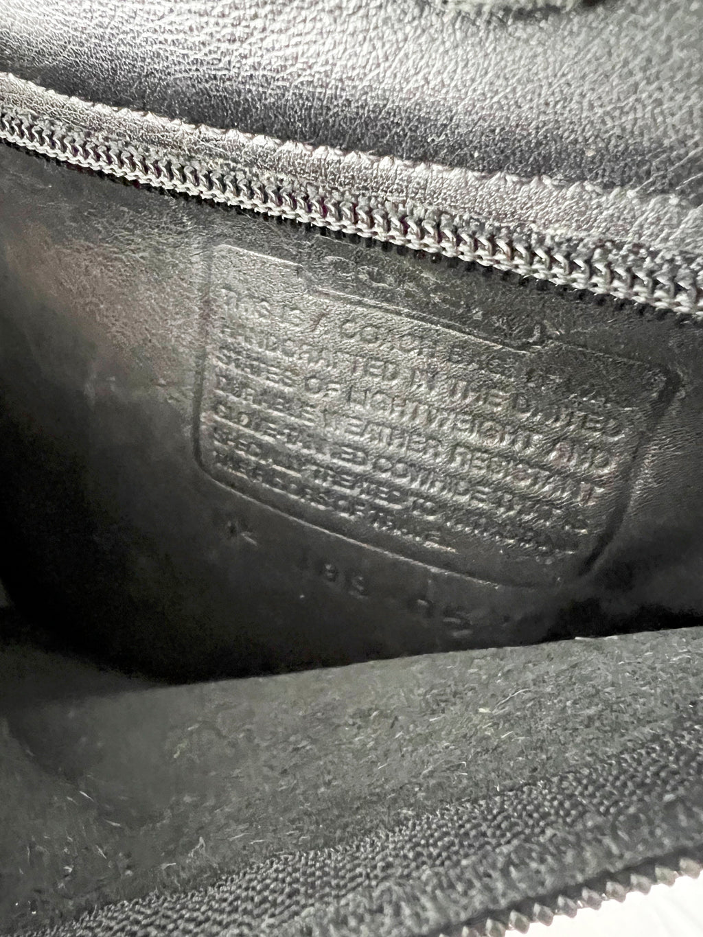 Coach NY Black Leather Backpack