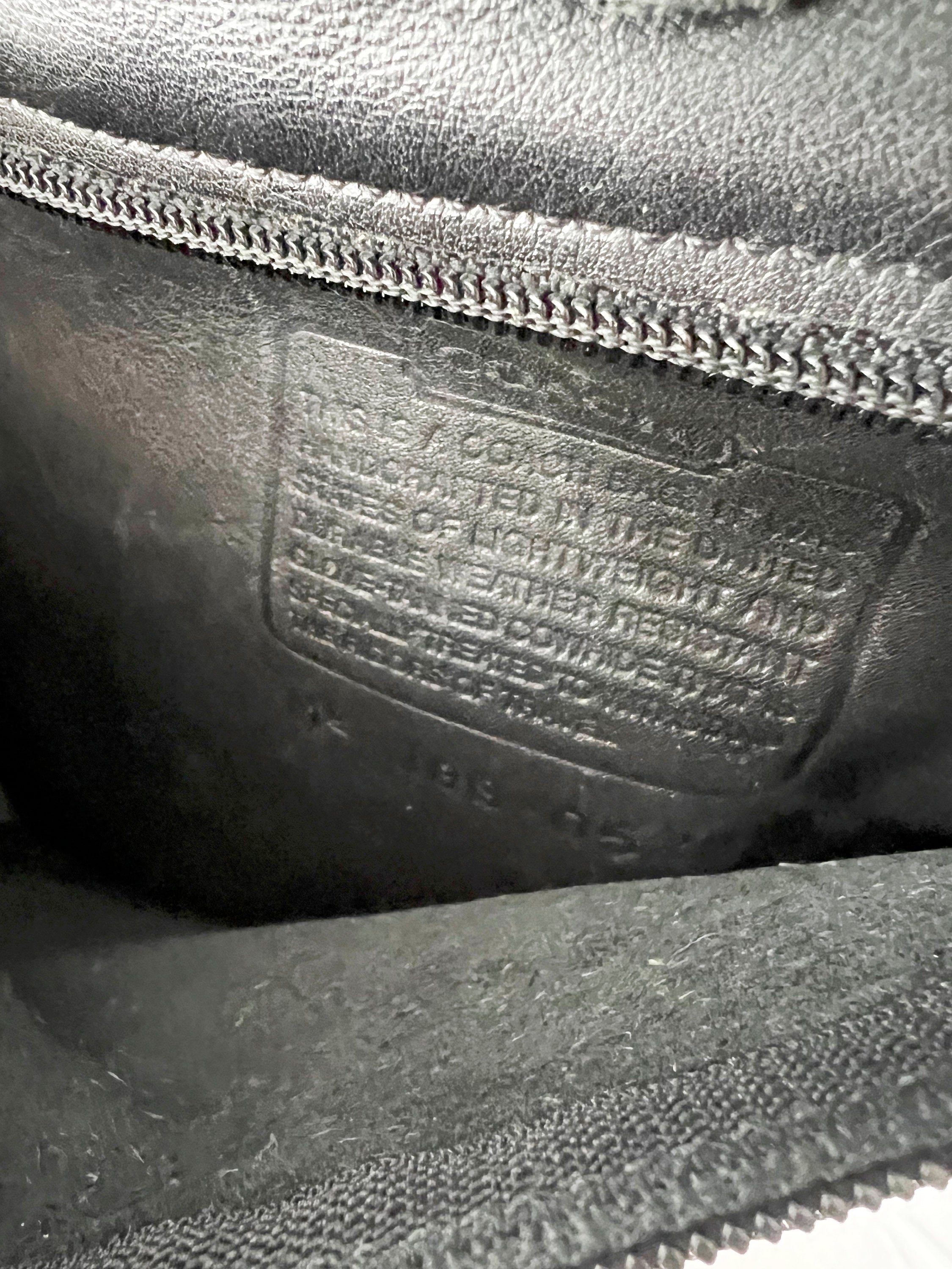 Coach NY Black Leather Backpack