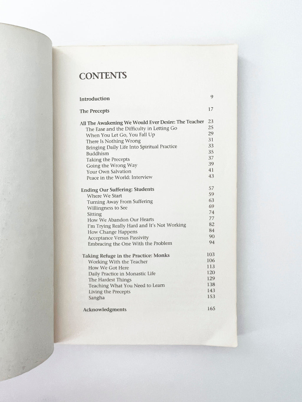 1991 Turning Towards Happiness: Conversations With a Zen Teacher and Her Students, vintage paperback book