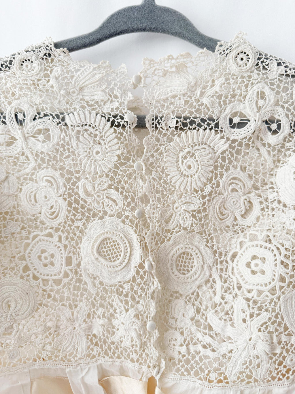 antique baptism dress /  christening gown