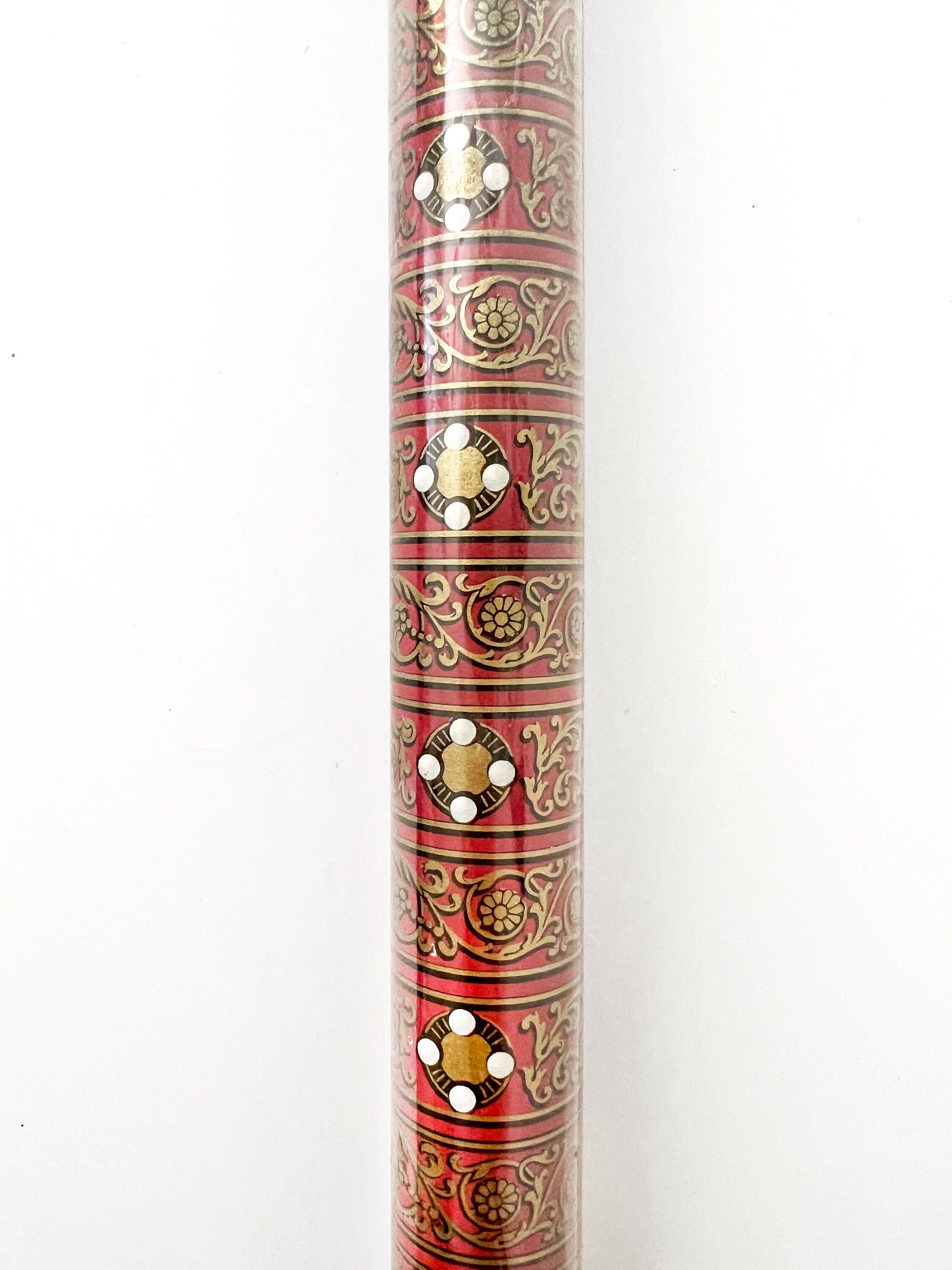 Vintage Florentine Paper: Red, Black & Gold Italian Wrapping Paper (4 Sheets)