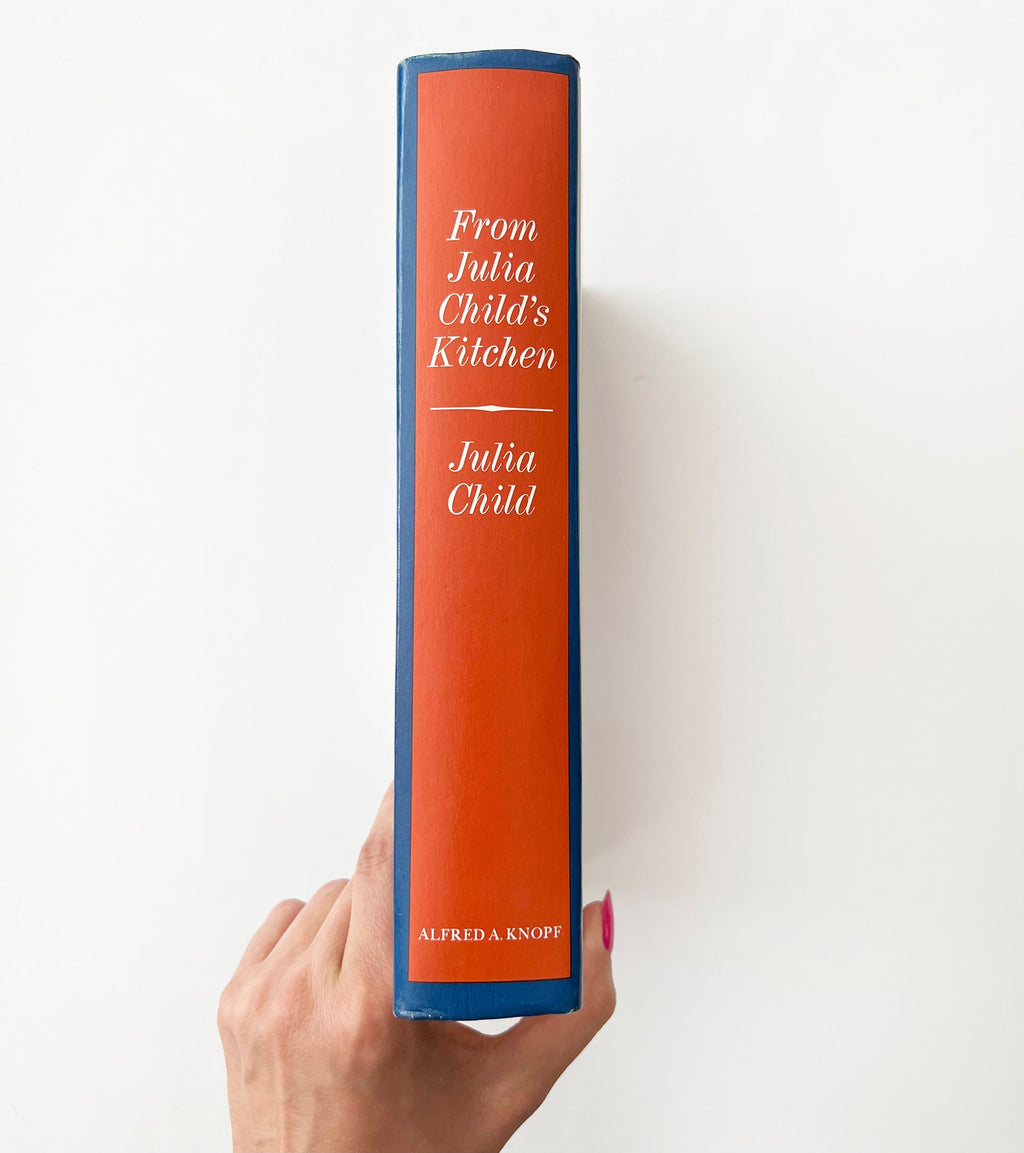 1975 From Julia Child's Kitchen by Julia Child, Vintage hardcover cook book