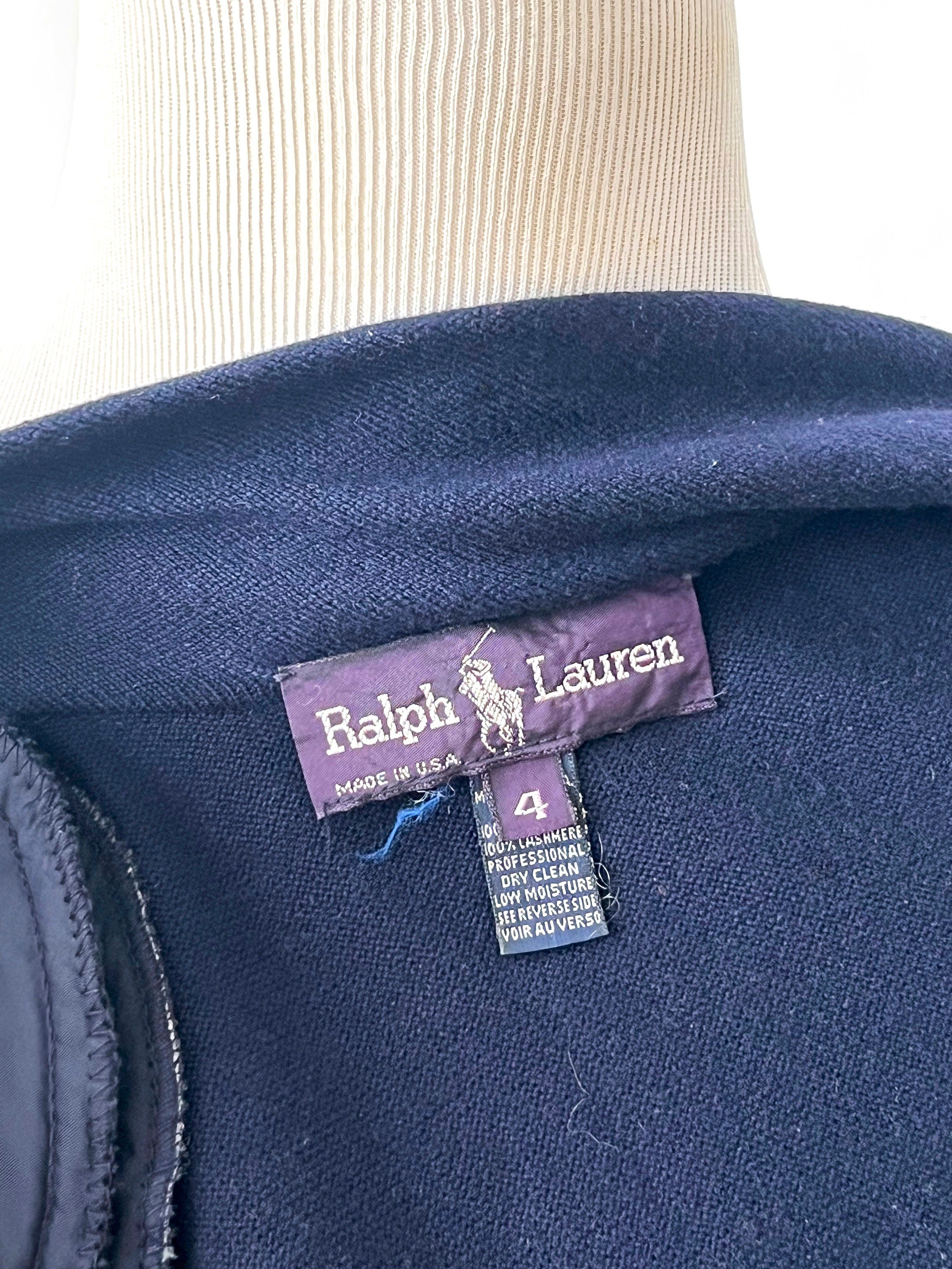 ralph lauren cashmere dress / size 4