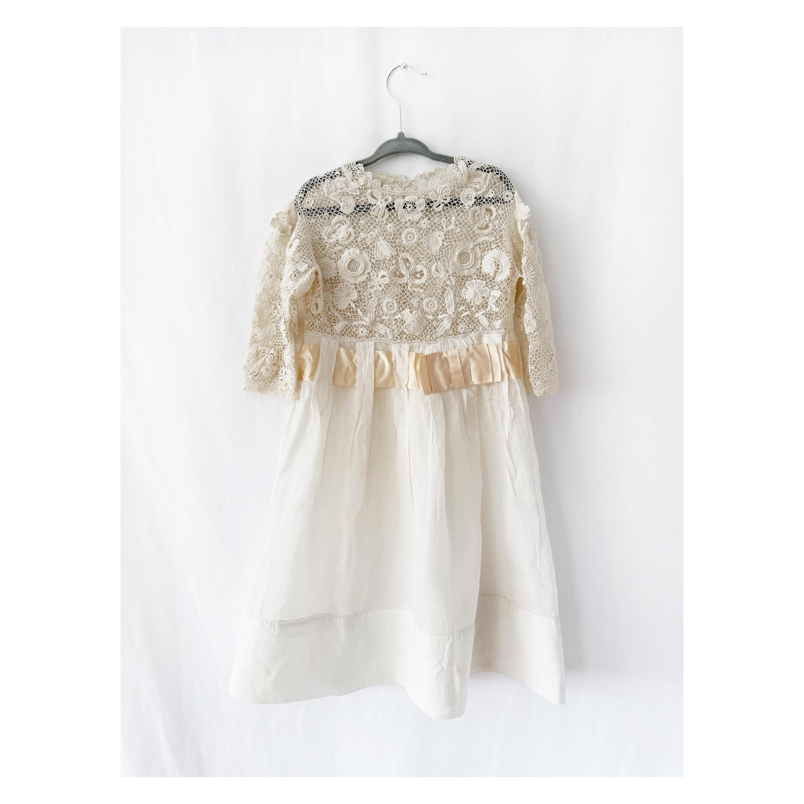 antique baptism dress /  christening gown