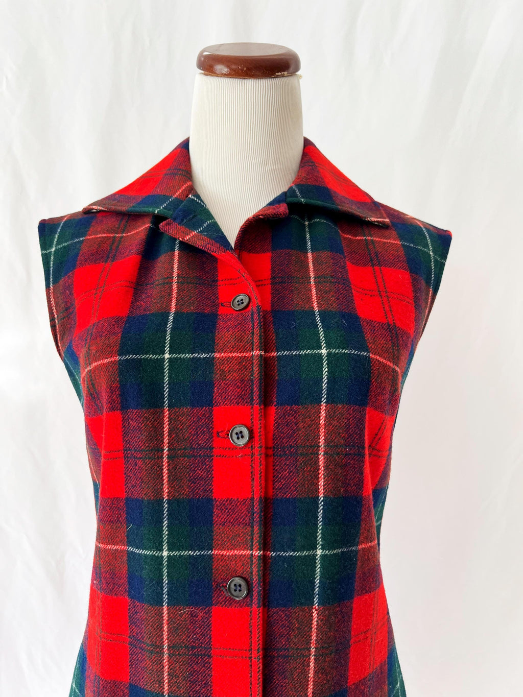 pendleton tartan plaid dress  small