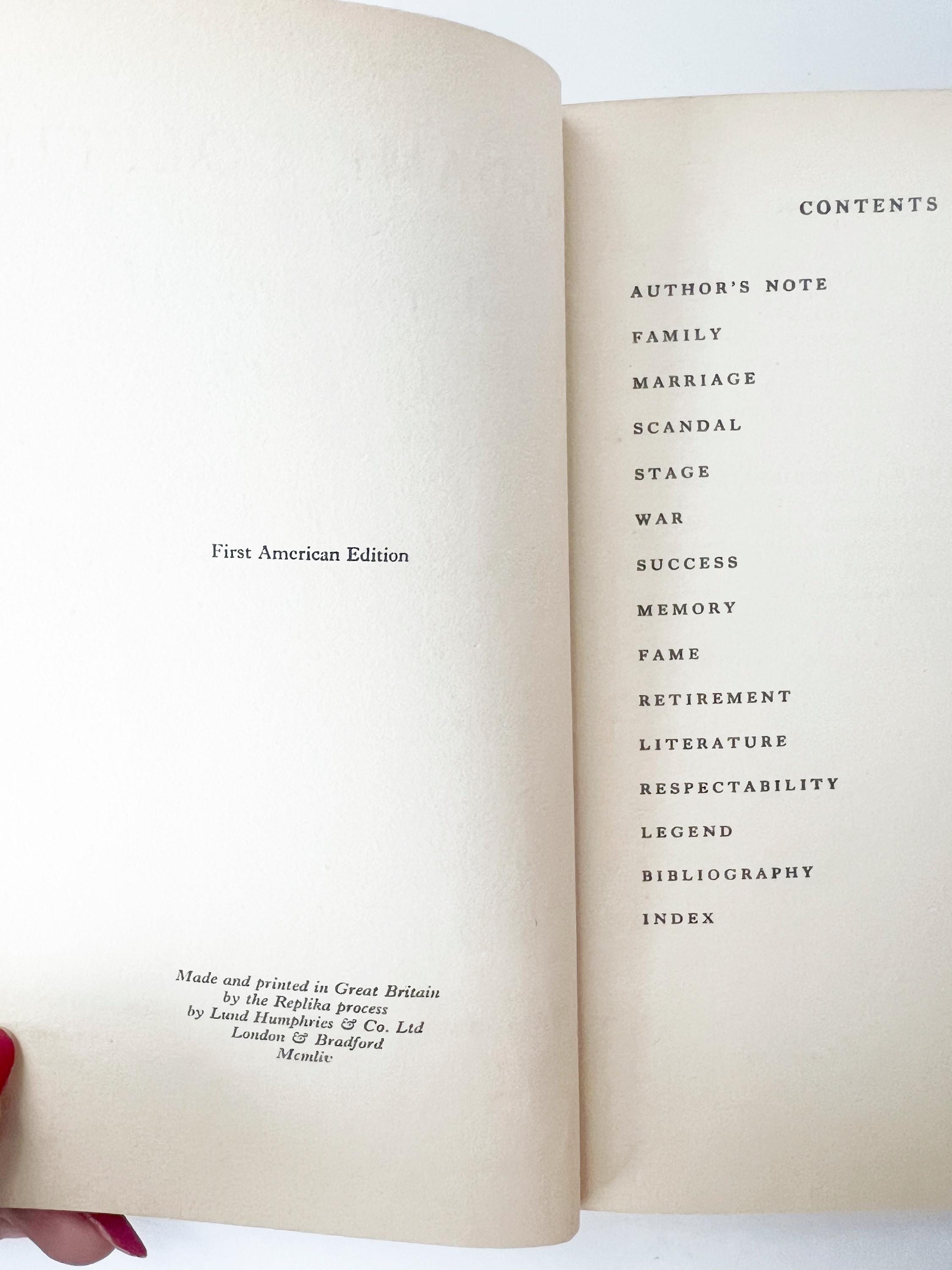 1954 colette a provincial in paris by margaret crosland / vintage biography hardcover book  / 1st edition