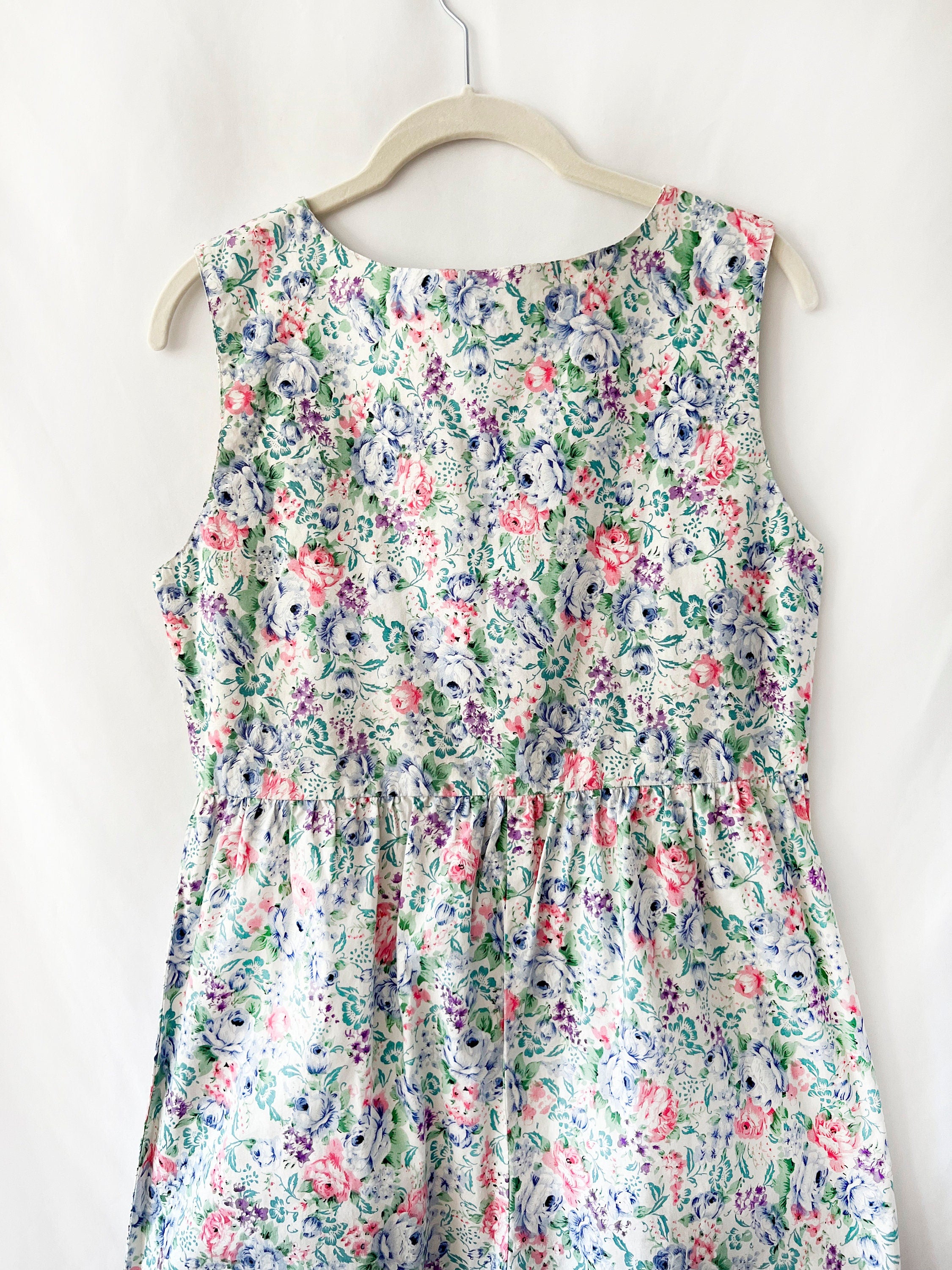 Floral Jumpsuit 1980s Romper One Piece Komil Small