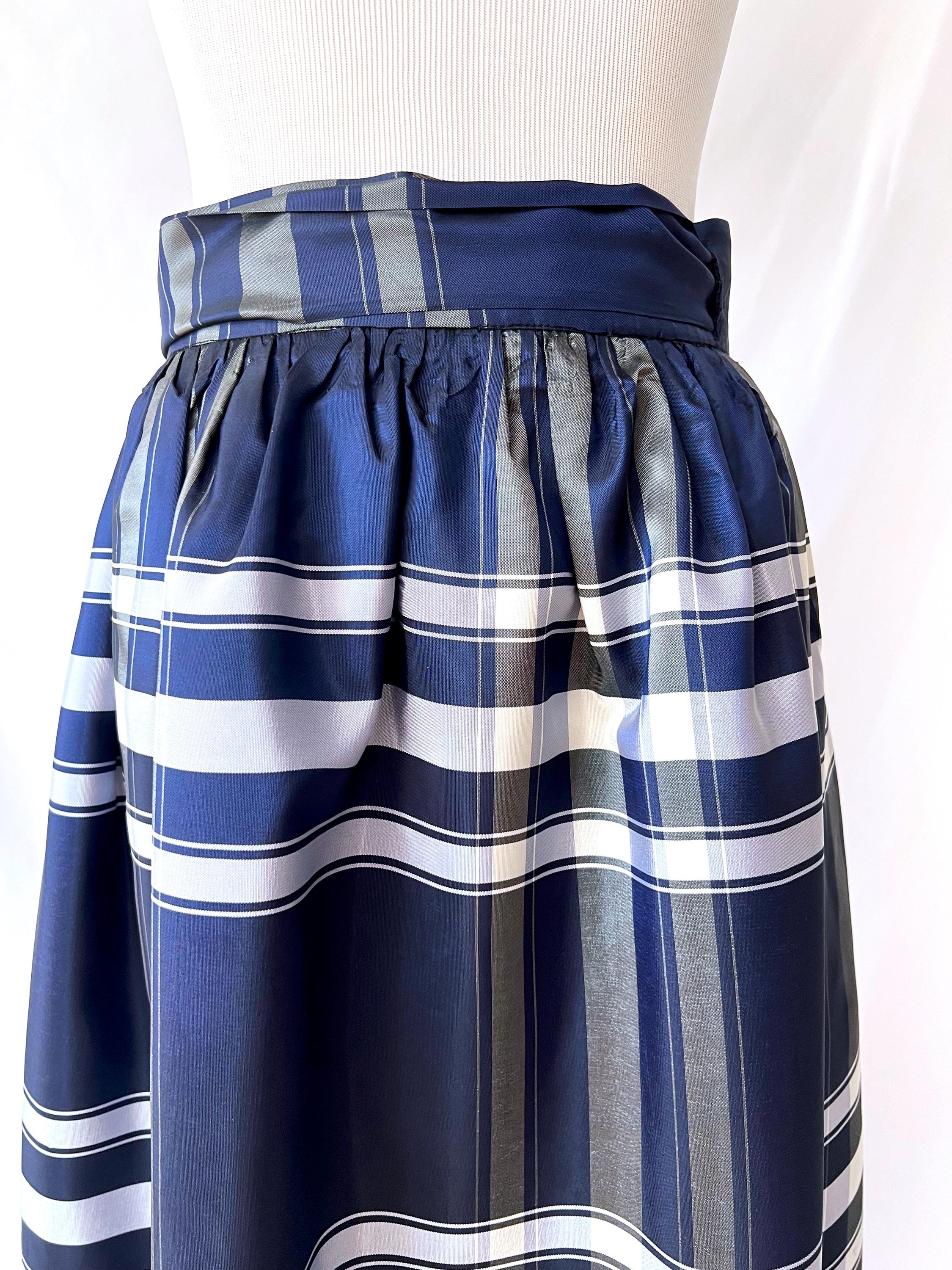 ellen tracy plaid ball gown skirt small