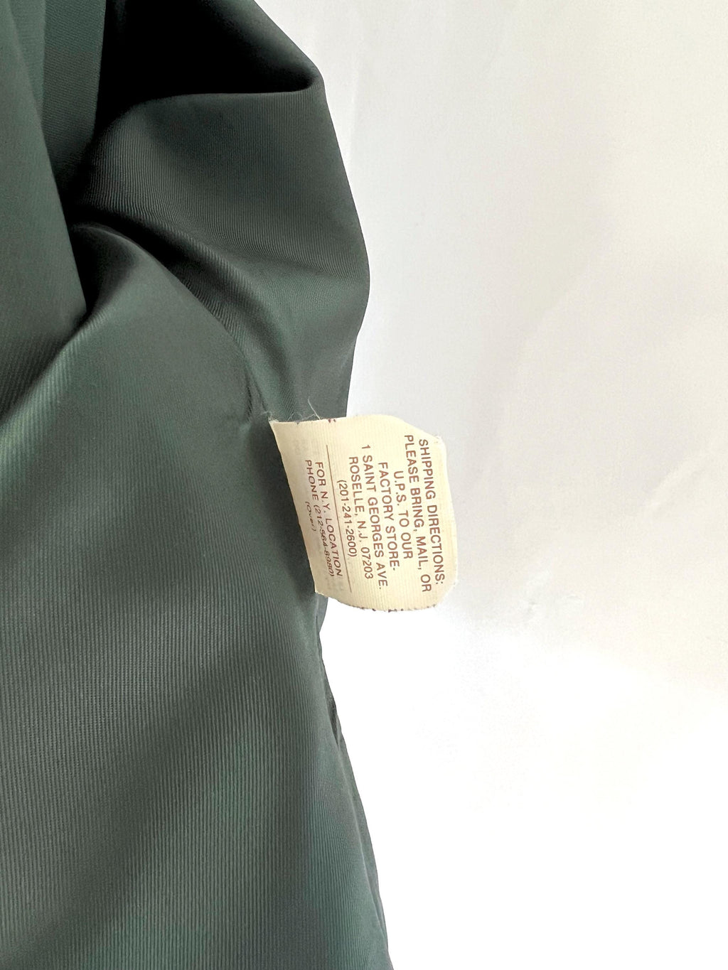 dark green cropped suede jacket / anne klein II / medium