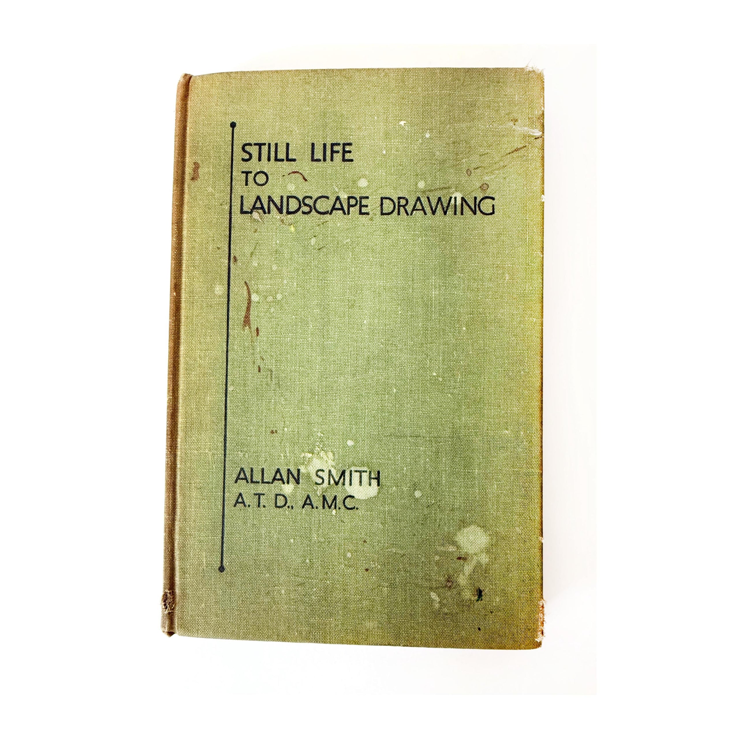 1937 Still Life to Landscape Drawing by Allan Smith