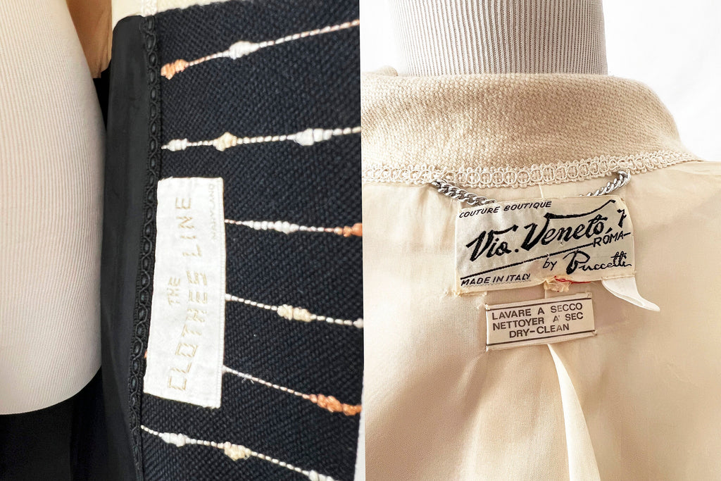 Vntg 1970s Wool Coat/ Puccetti Via Veneto Roma / Made in Italy ? Size 6