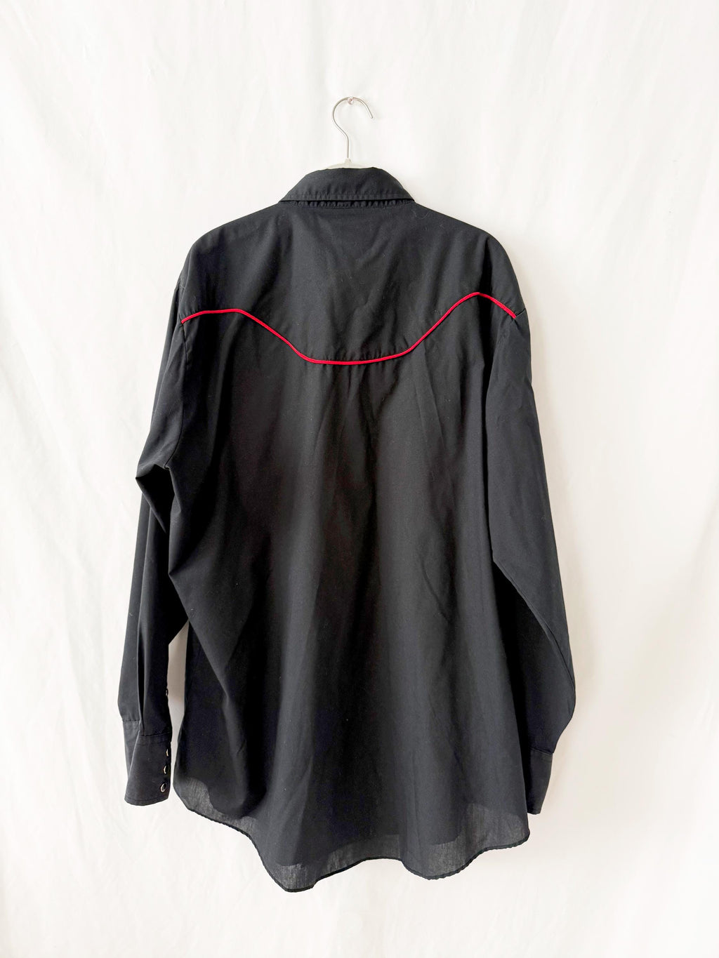 Vintage Embroidered Rose Western Shirt - Rock Creek Ranch XL