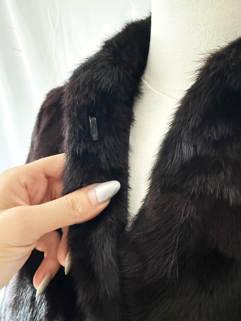 1980s Mink Bomber Jacket Medium