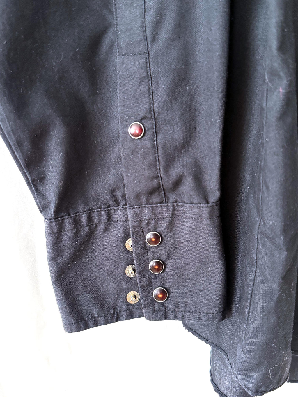 Vintage Embroidered Rose Western Shirt - Rock Creek Ranch XL