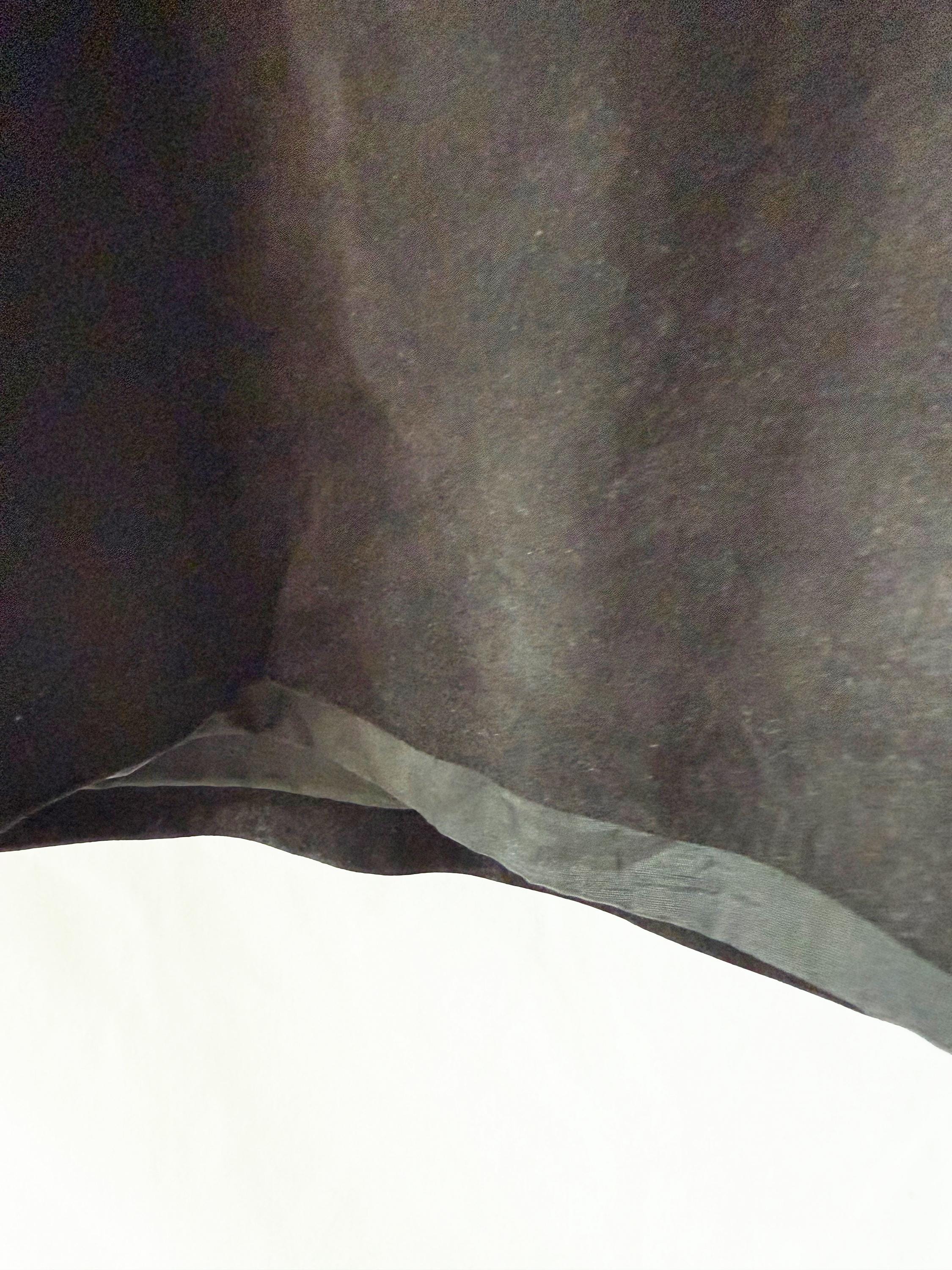 High Waist Black Suede Shorts Medium