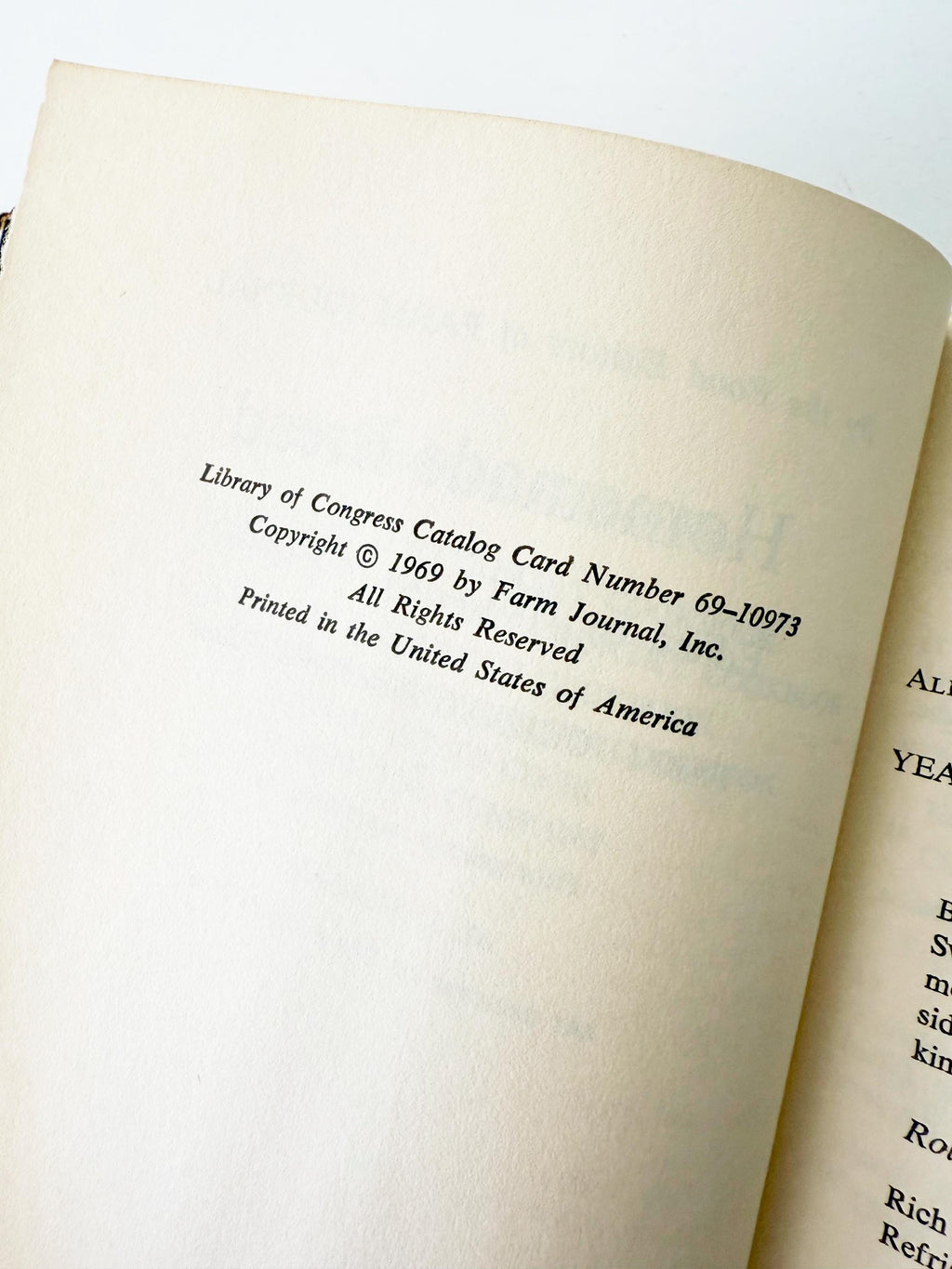 1969 Homemade Breads Book