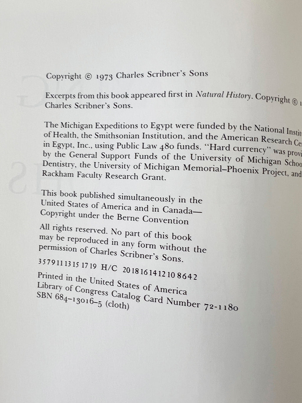 1973 x-raying the pharaohs vintage hardcover book
