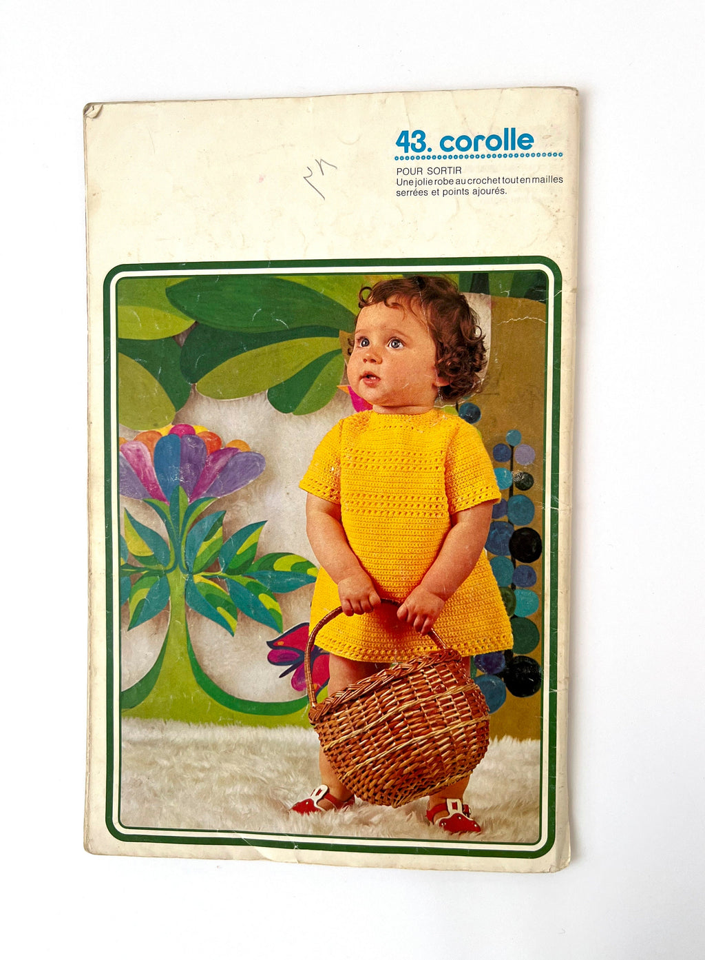 1960s French Baby Knitting Patterns: Graphic Design DIY Craft Book