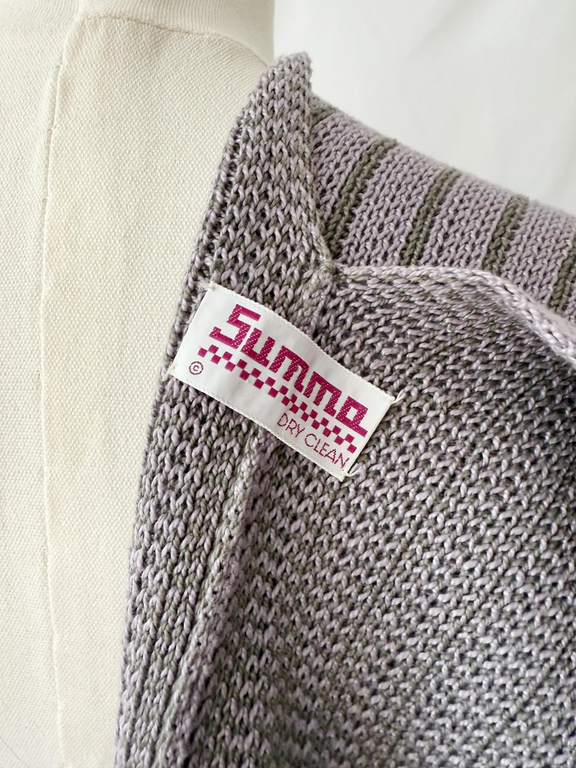 Summa Bunny Rabbit Knit Cardigan Duster  Medium / OS